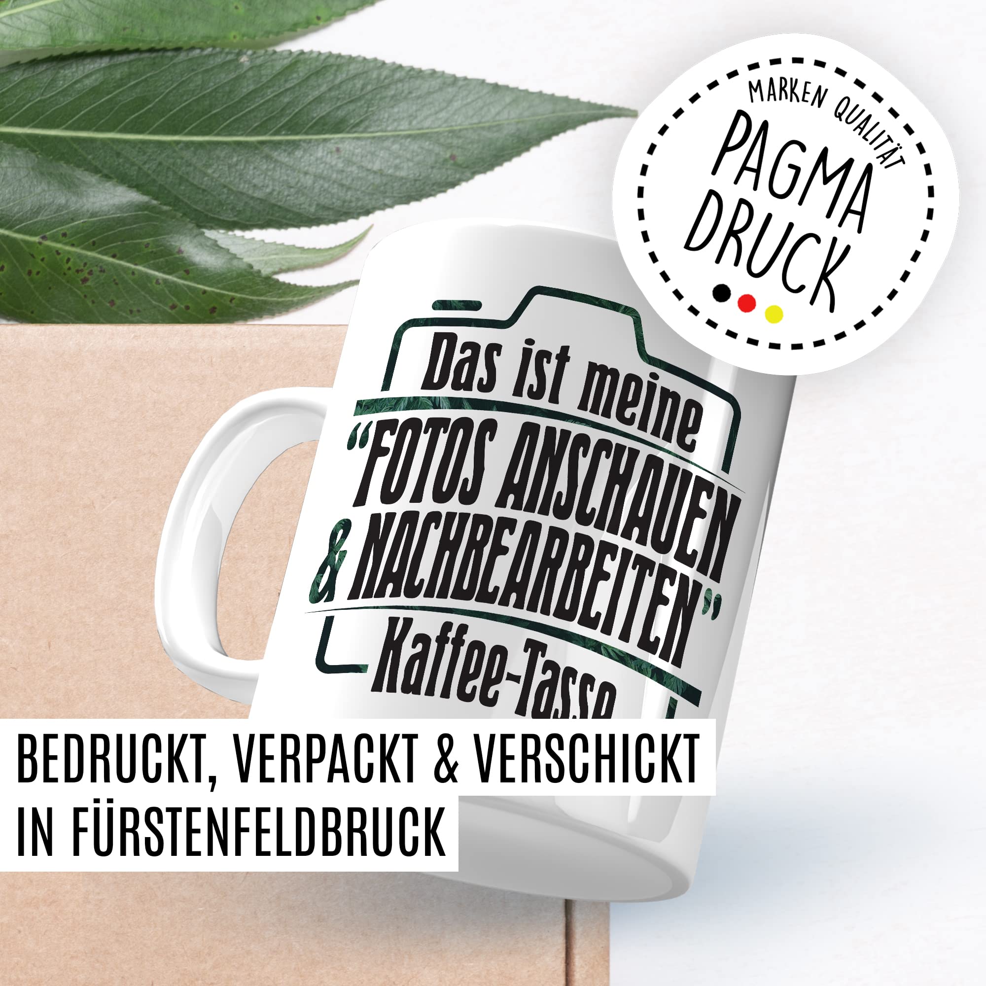 Tasse Fotograf Geschenk, Das ist meine "Fotos anschauen & nachbearbeiten" Kaffee-Tasse Geschenkidee Kaffee-Becher Tasse mit Spruch lustig Kameramann Kamera-Liebhaber