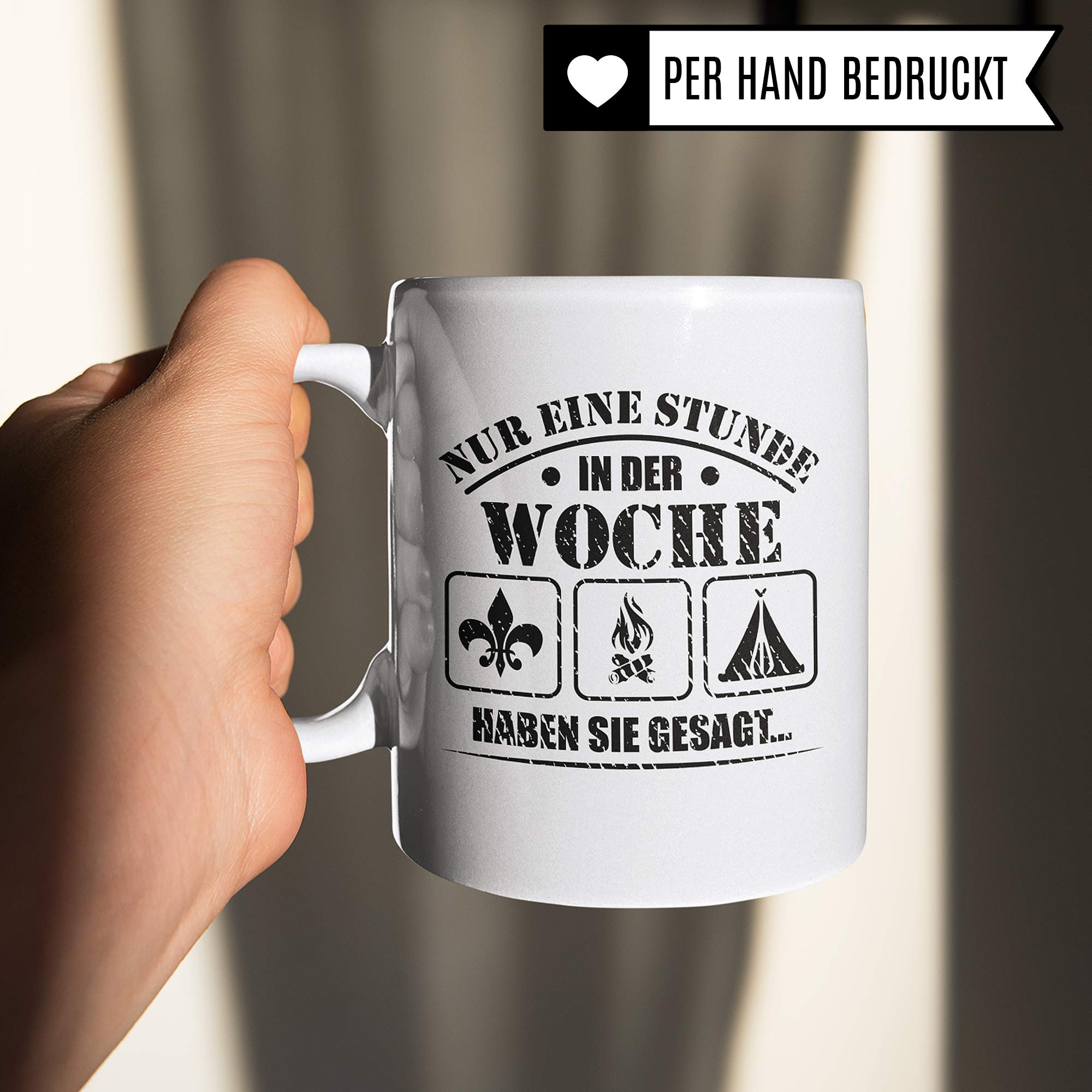 Pagma Druck Pfadfinder Tasse Geschenk, Gut Pfad Becher Camping Geschenkidee, Kaffeetasse Zeltlager Scout Kaffeebecher