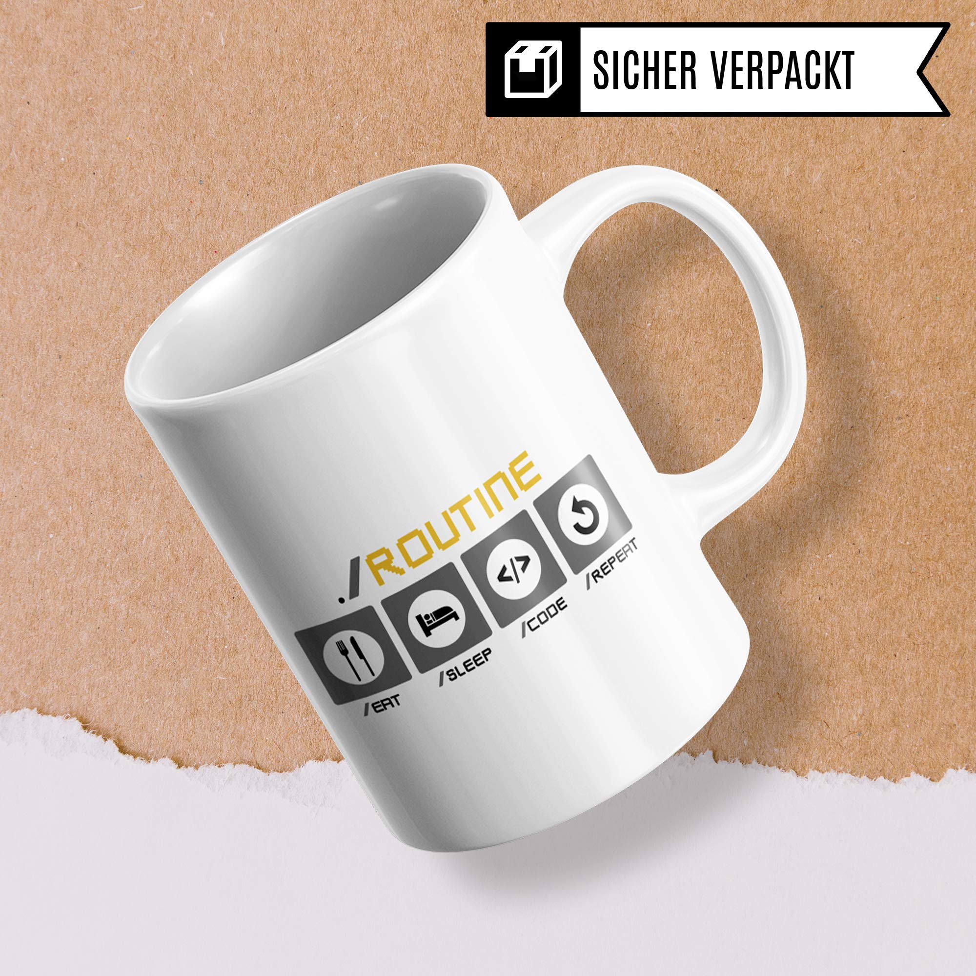 Pagma Druck Tasse Programmierer, Informatiker Geschenke IT, Becher Debugging Spruch Programmieren Informatik Geschenkidee, Entwickler Admin Coder Developer Programmer Kaffeetasse lustig