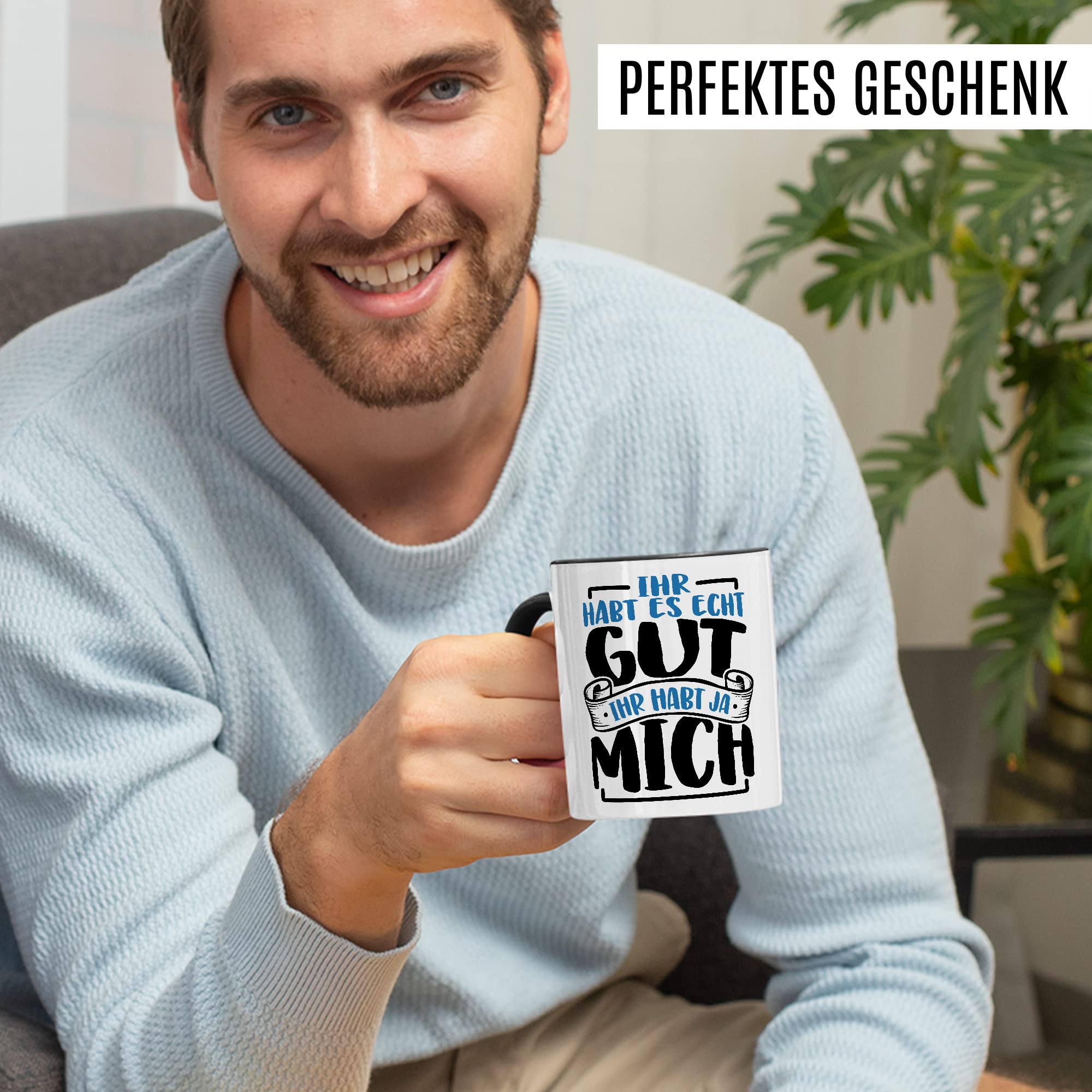 Humor Tasse Freunde Geschenkidee Kaffeetasse Ironie Geschenk für Kollegen Kaffeebecher Witz Becher