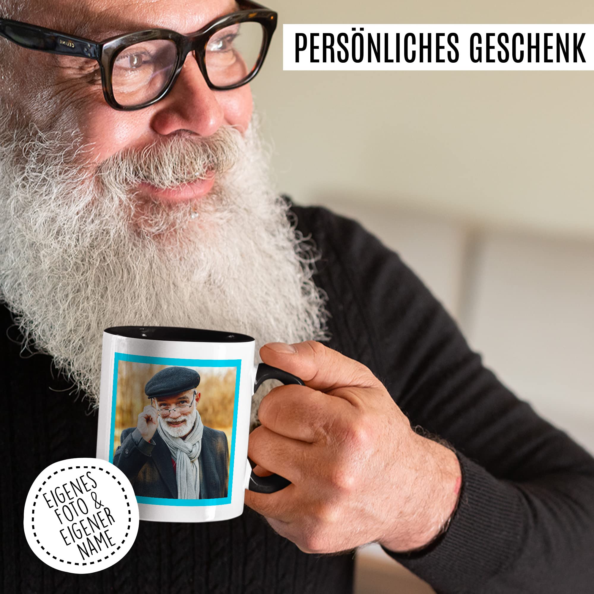 Rente Tasse personalisiert Ruhestand Kaffeetasse Rentner Geschenk anpassbar Kollege Geschenkidee Abschied Pensionierung eigener Name lustiger Spruch Custom Kaffee-Becher eigenes Bild