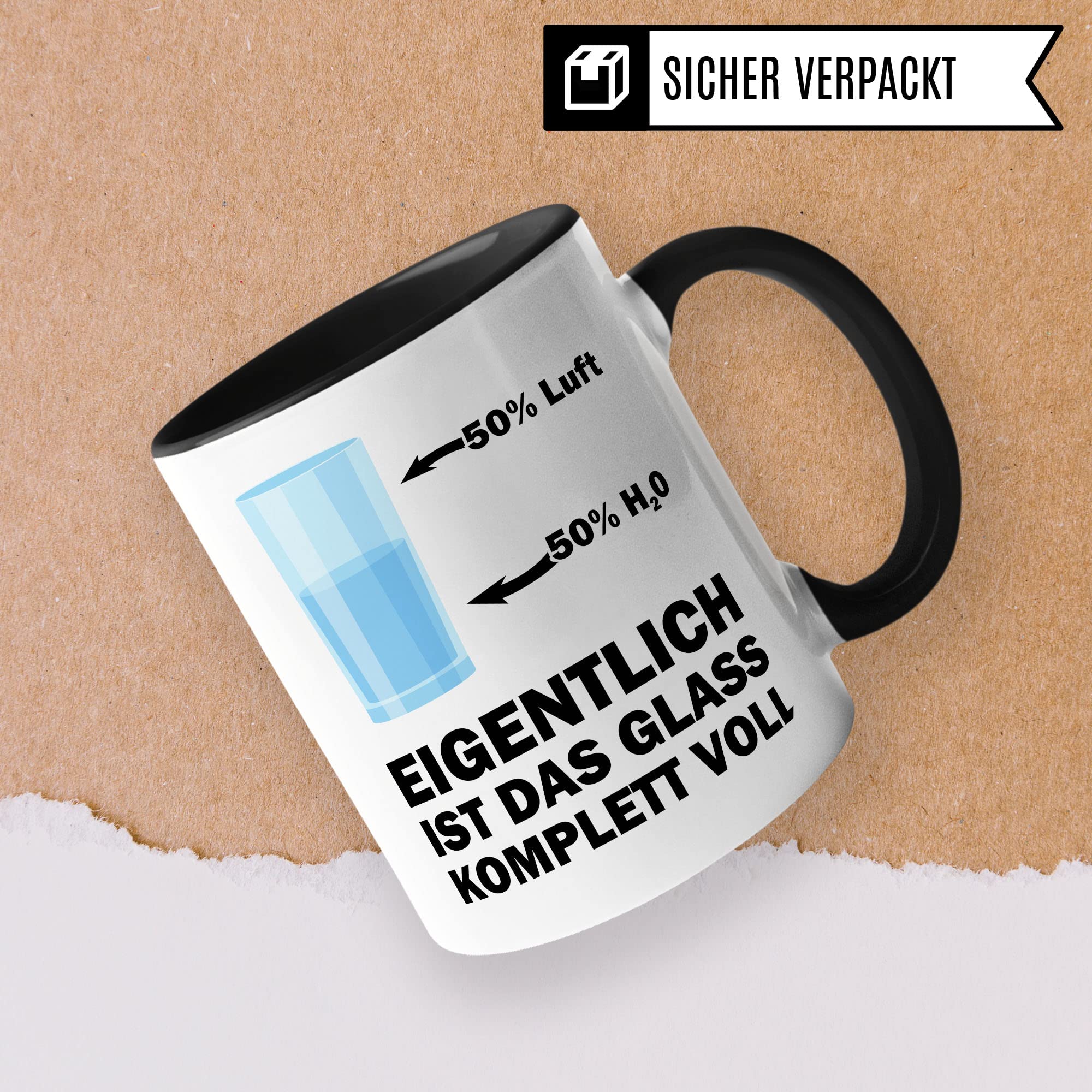 Chemiker Tasse Geschenkidee Kaffeetasse Humor Witz Geschenk für Optimisten Chemilehrer Chemilehrerin Kaffeebecher Chemie Becher