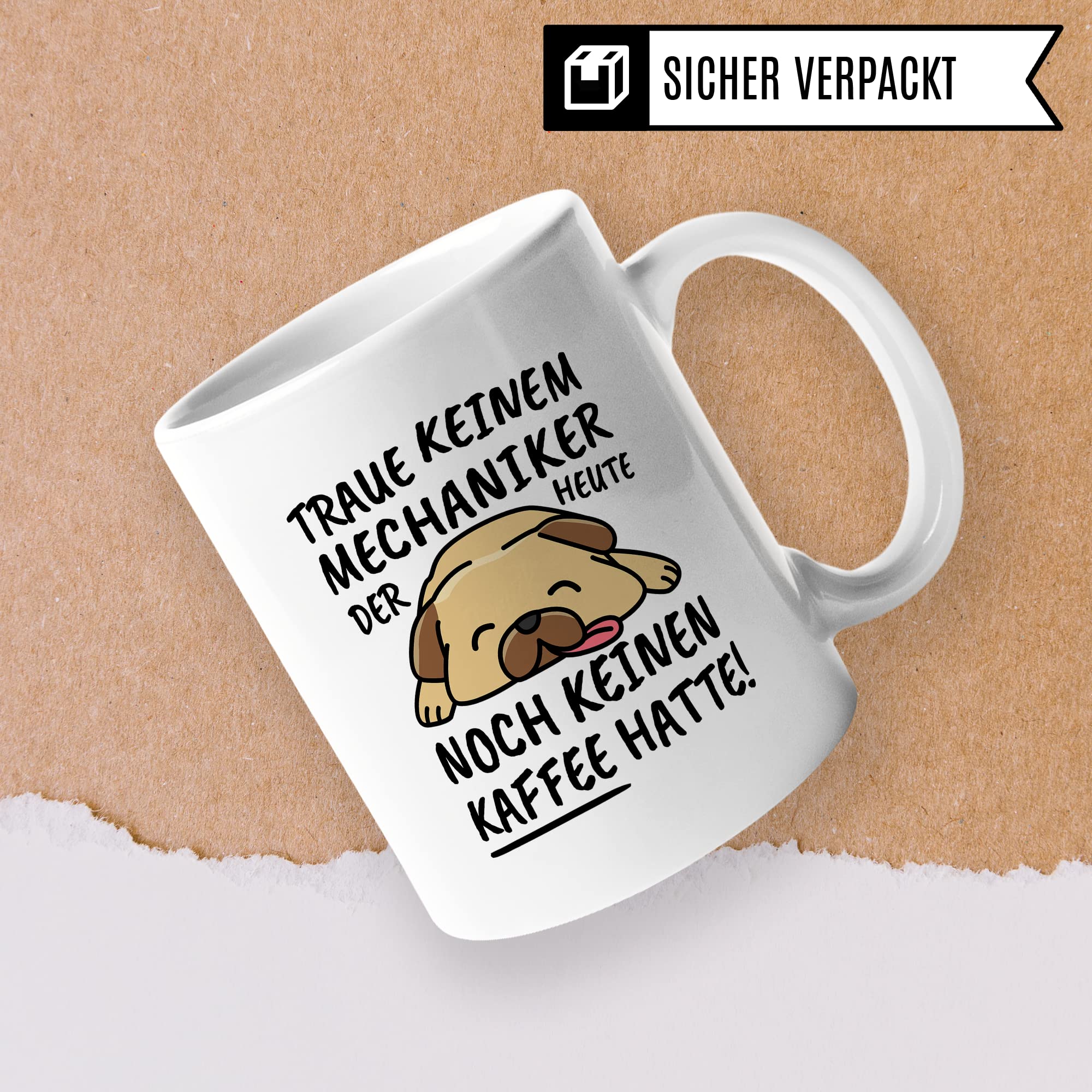 Tasse Mechaniker lustig Mechaniker Geschenk Beruf Spruch Kaffeebecher Mechaniker Geschenkidee Mechanik Kaffee-Tasse Teetasse Becher