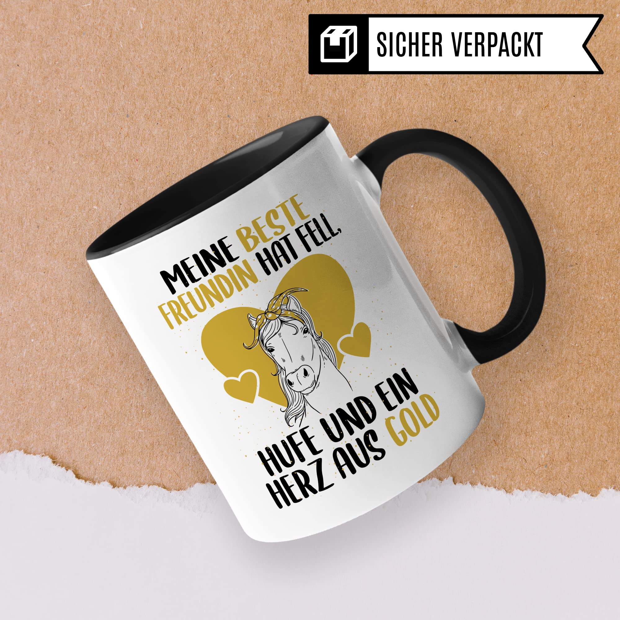 Tasse Pferd Pferde Kaffeetasse Reiterin Kaffee-Becher Reiten bester Freund Vierbeiner Teetasse Pferdemädchen Stallmädchen Pferdeliebhaber Geschenk Geschenkidee Stall Reiter