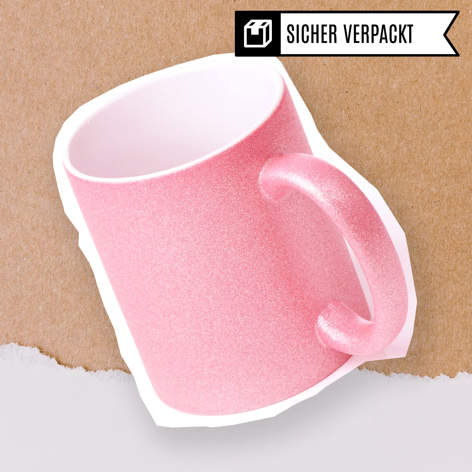 Tasse Gesamtschule 5. Klasse Glitzer Geschenk Tasse Schulwechsel Grundschule Gesamtschule Übergang Geschenk Geschenkidee Übertritt Mädchen Gesamtschülerin Kakao-Becher Glitzertasse