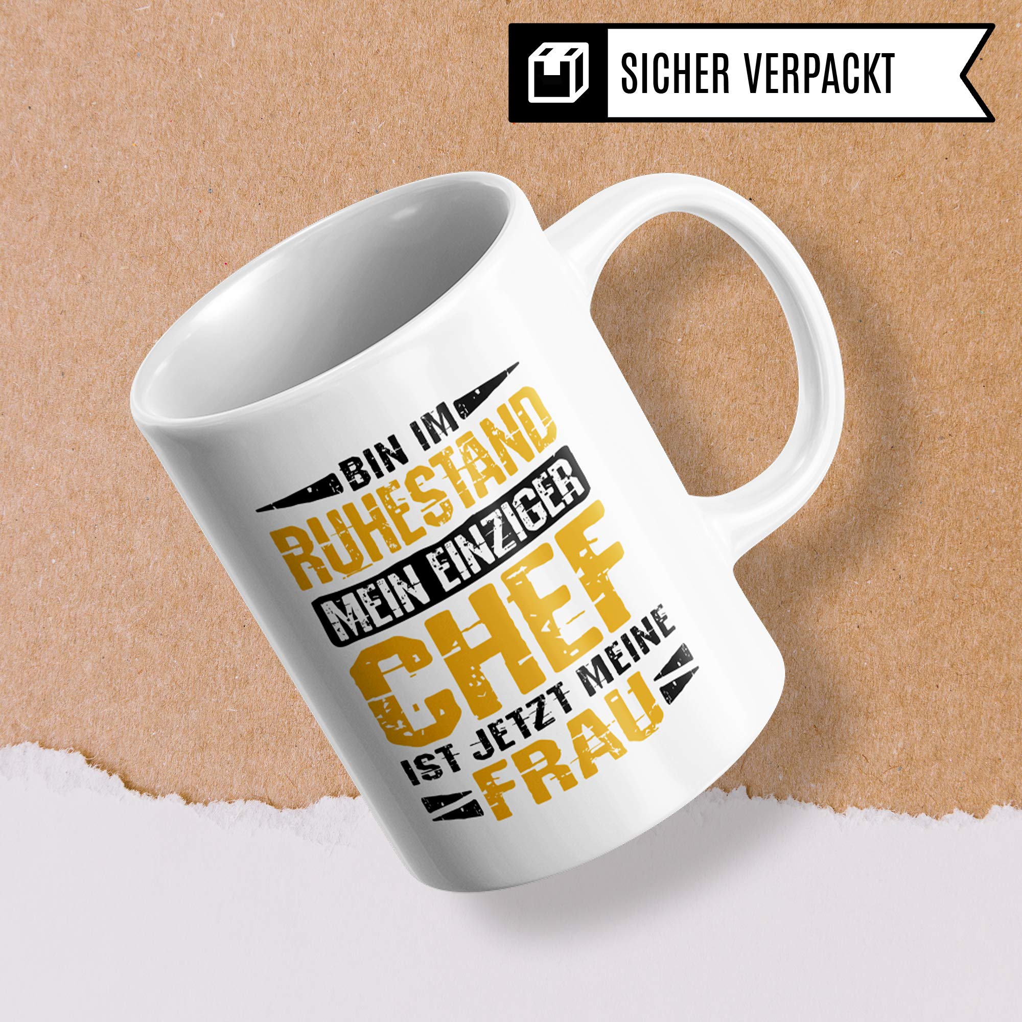 Rentner Tasse, Witzige Geschenke zum Ruhestand, Rente Becher Pensionierung Geschenk Renteneintritt, Rentenbeginn Pension Spruch Kaffeetasse Abschiedsgeschenk Geschenkidee