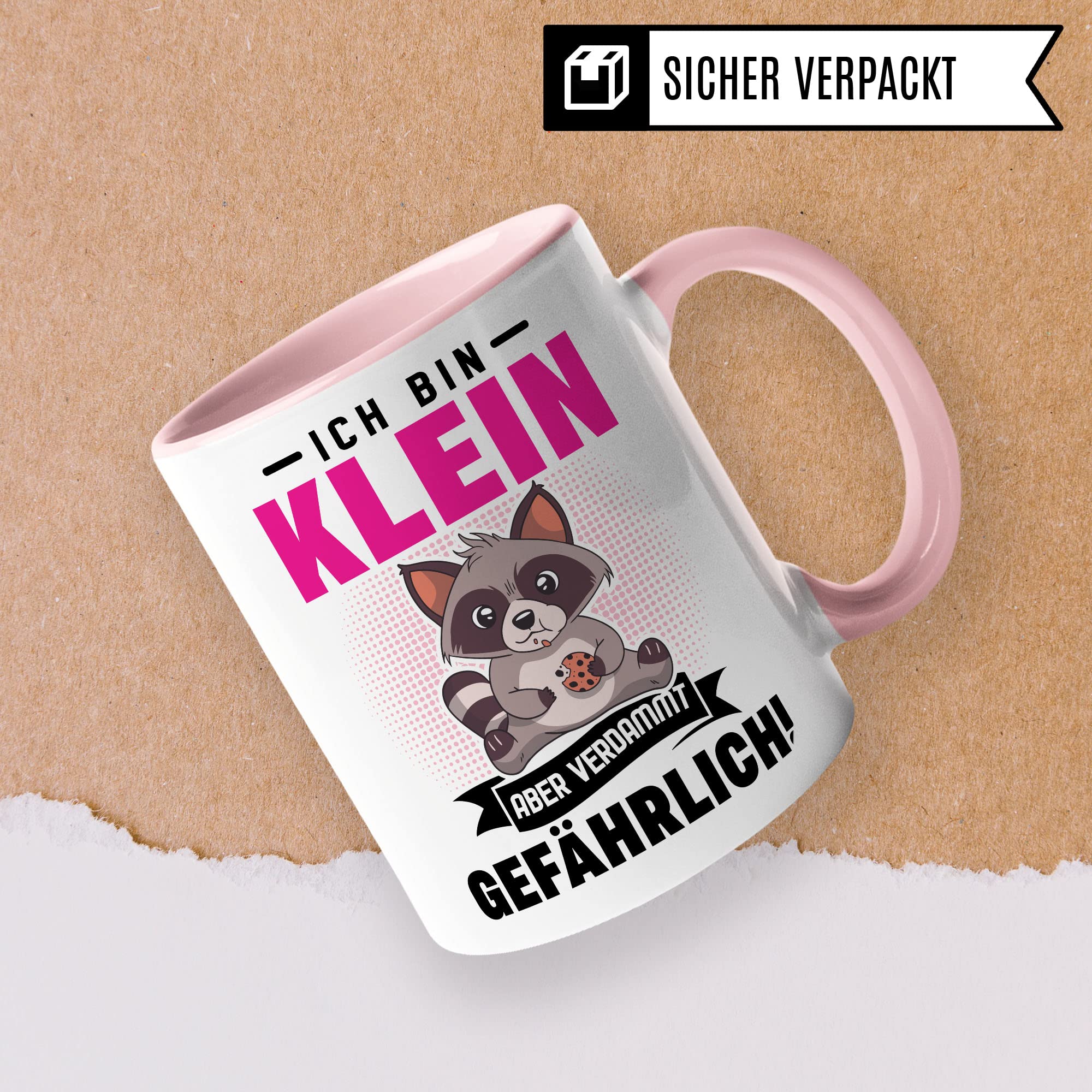 Kinder Tasse Geschenkidee Einschulung Kakaotasse Humor Witz Geschenk für Kleine Menschen Kaffeetasse Kindergarten Kakaobecher