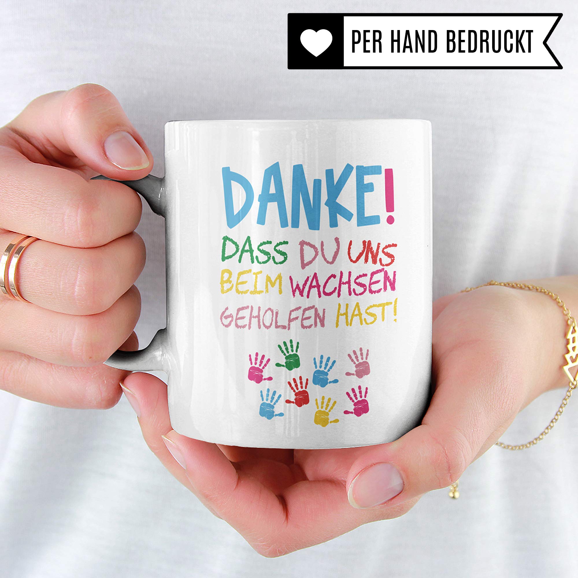 Pagma Druck Erzieherin Tasse, Abschiedsgeschenk Kindergarten, Becher Erzieherin Geschenk, Kaffeetasse Abschied Geschenkidee Kita, Kindergärtnerin Tagesmutter