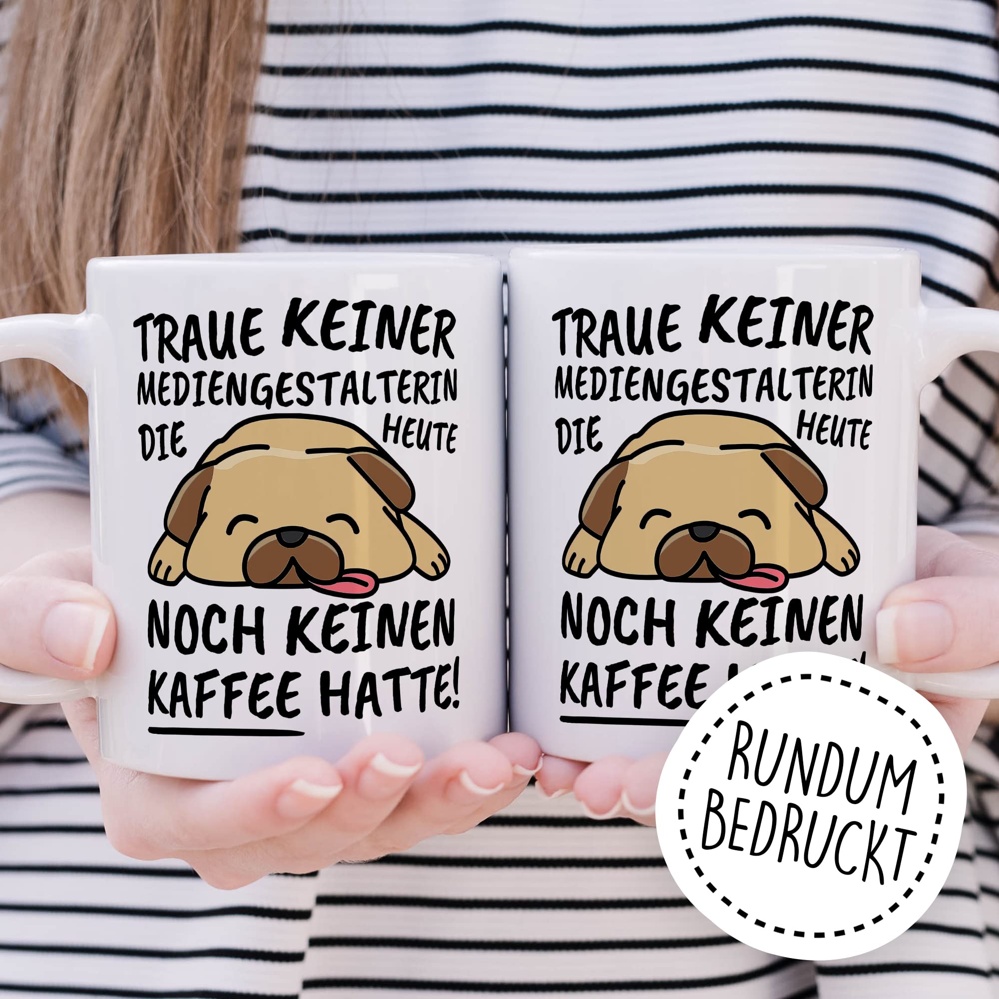 Tasse Mediengestalterin lustig Mediengestalterin Geschenk Beruf Spruch Kaffeebecher Mediengestalterinnen Geschenkidee Medien Mediendesignerin Medienkunst Kaffee-Tasse Teetasse Becher