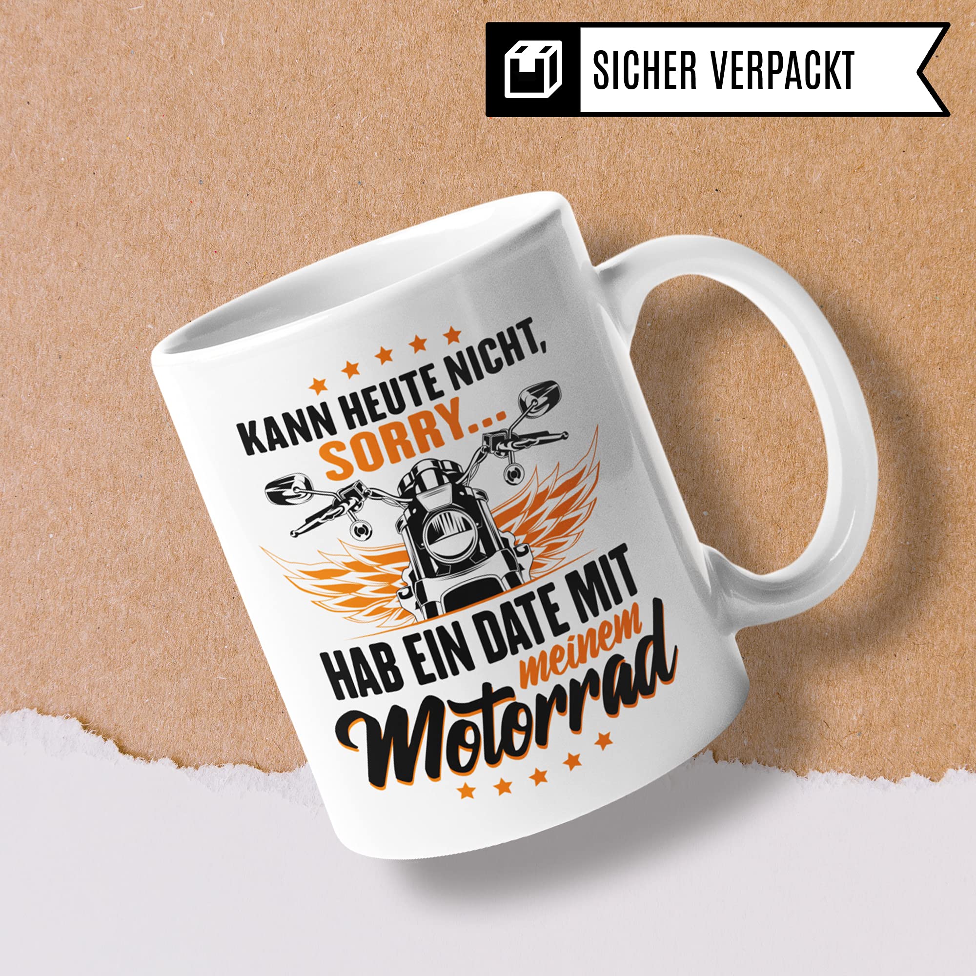 Motorrad Tasse - Geschenk für Motorradfahrer, Motorradfans & Motorradliebhaber Männer Frauen - Kaffeetasse Kaffee Motorrad Bike Motorradfahren Geschenkidee Biker