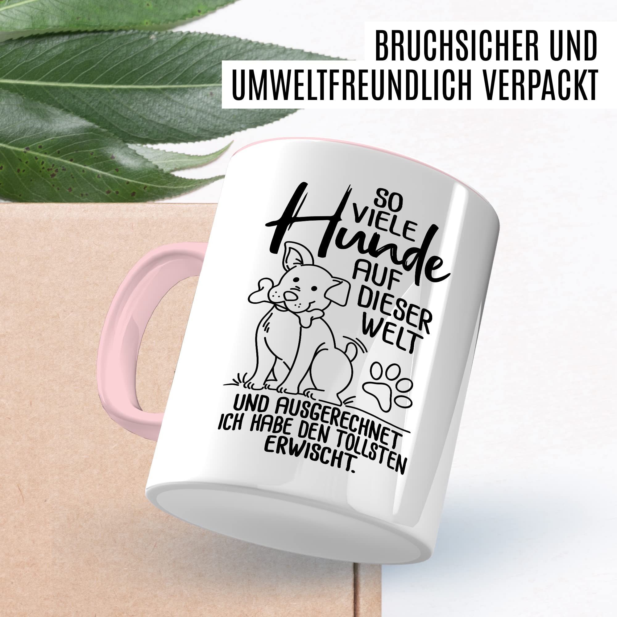 Tasse Hundebesitzer Geschenk, So viele Hunde auf dieser Welt Geschenkidee Hundehalter Kaffeetasse mit Spruch Kaffee-Becher Vierbeiner Tierfreund Hunde-Liebhaber Herrchen Frauchen