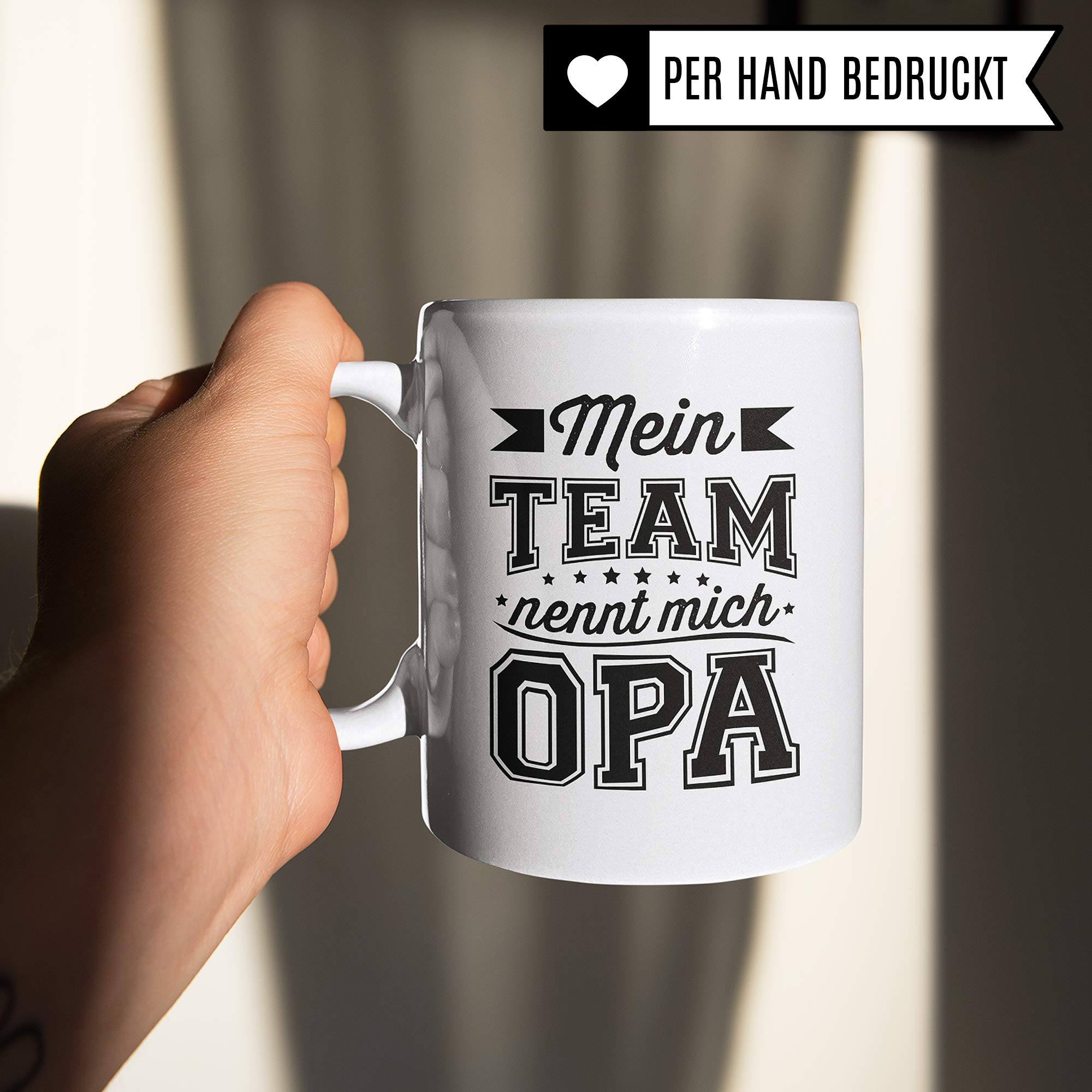 Pagma Druck Opa Tasse Geschenk, Großvater Spruch Becher Geschenkidee, Kaffeebecher für Grossväter Motiv