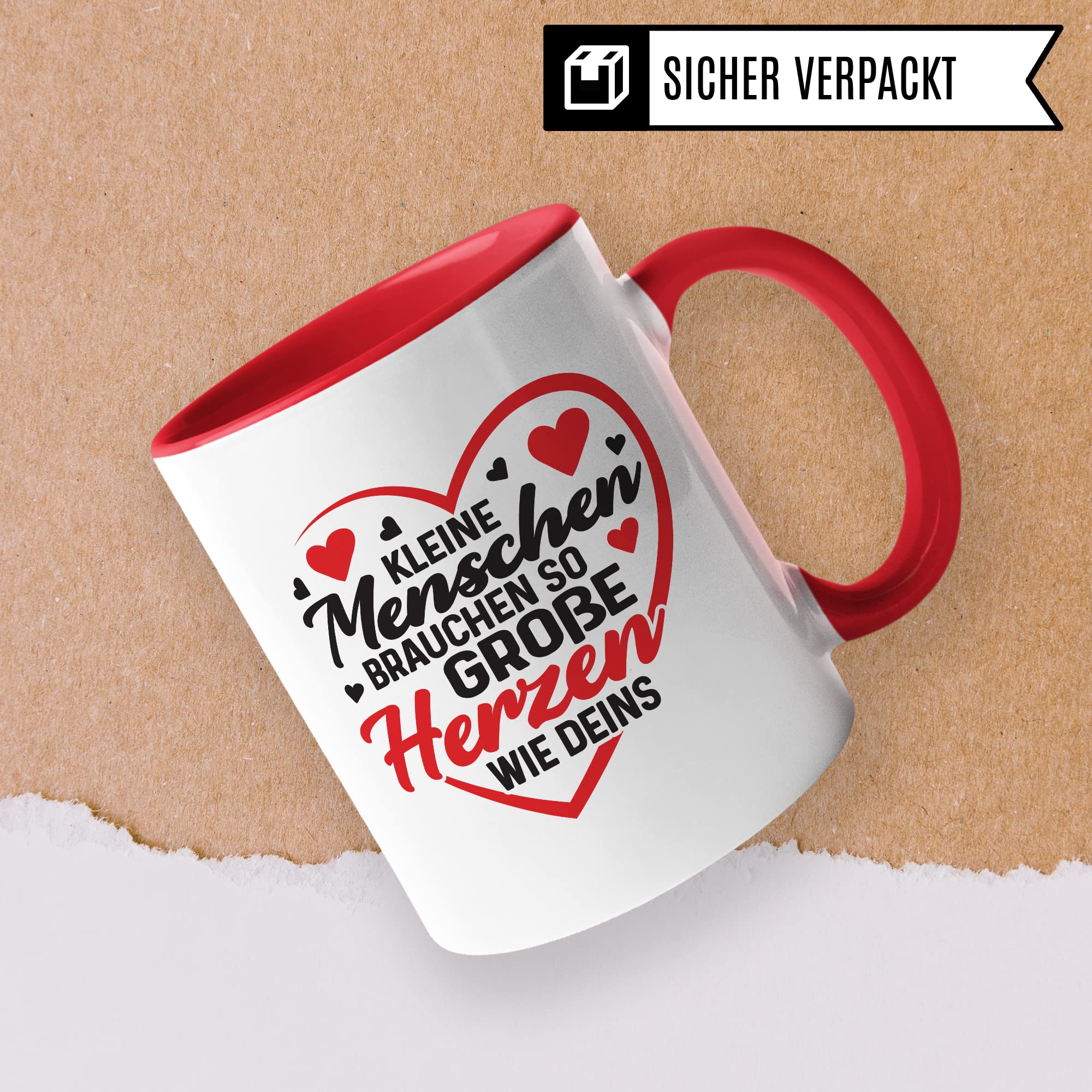 Tasse Erzieherin & Lehrerin Geschenk Kaffee-Tasse Lehrerin Geschenkidee Grundschule Tasse Abschied Kinderpflegerin Abschiedsgeschenk Gymnasium Kaffee-Becher