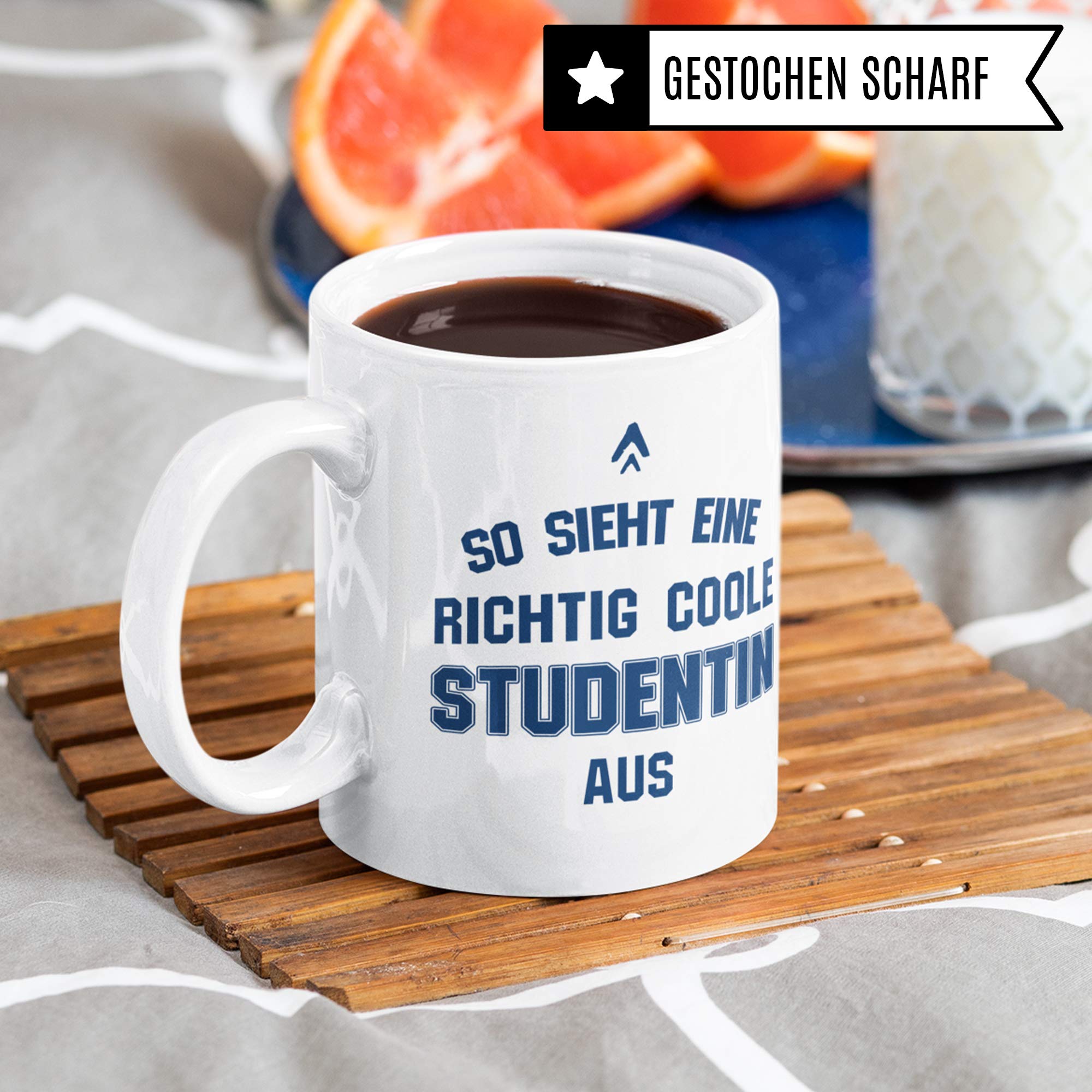 Pagma Druck Tasse Studentin, Studium Geschenk Anfang, Studieren Uni Becher Geschenkidee, Ersti Kaffeetasse für Studenten Universität Beginn Kaffeebecher