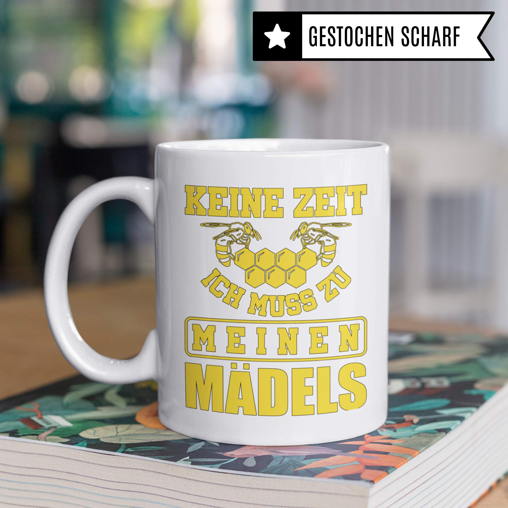 Pagma Druck Imker Tasse Biene, Geschenk für Imker Becher, Kaffeetasse Imkerei Bienen Bienenzucht Spruch, Bienenzüchter Witz Honig Imkern Honigbiene Bienenstock Kaffeebecher lustig