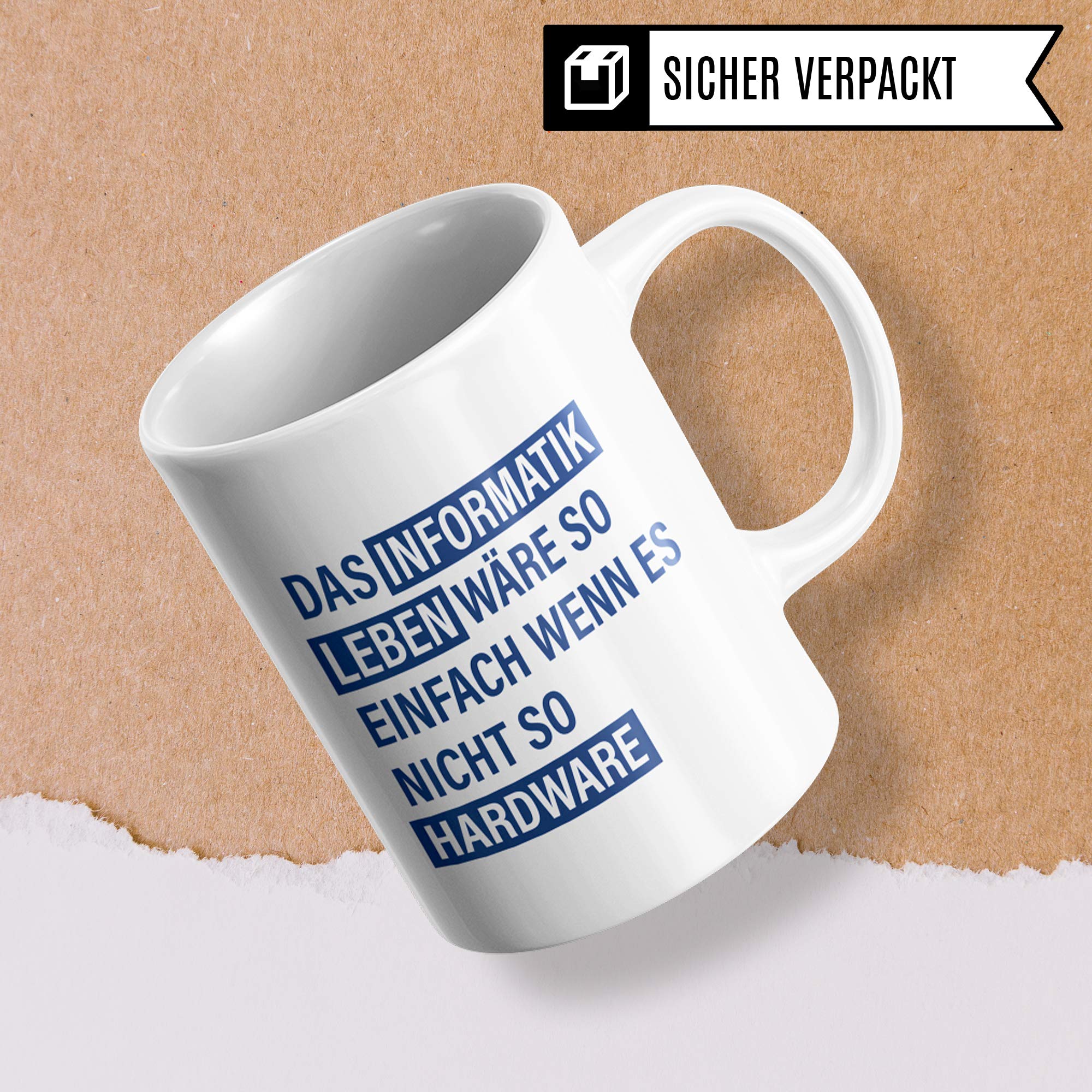 Pagma Druck Informatiker Tasse, Informatiker Geschenk IT Programmierer, Becher Debugging Spruch Programmieren Informatik Geschenkidee, Entwickler Admin Coder Developer Programmer Kaffeetasse lustig