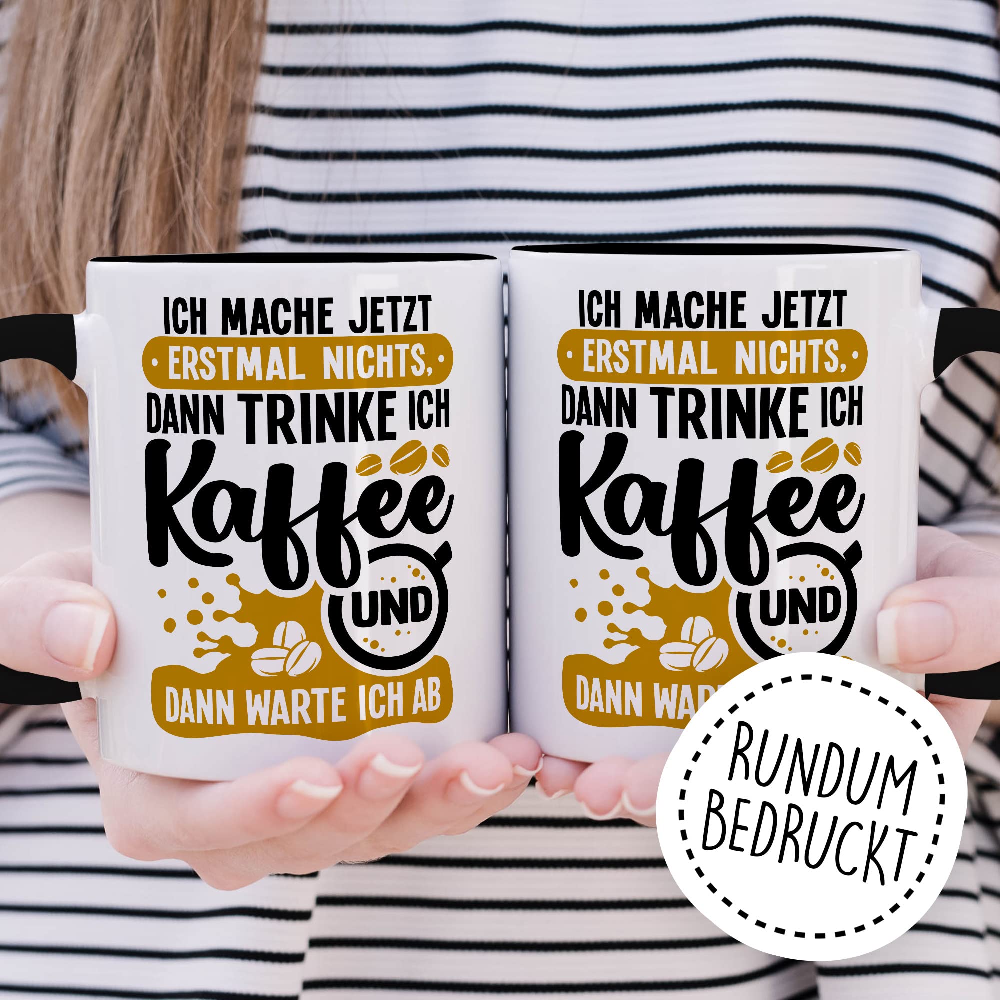 Witz Tasse Faulpelz Geschenkidee Kaffeetasse Humor Ironie Geschenk für Kollegen Kaffeebecher Arbeits Becher