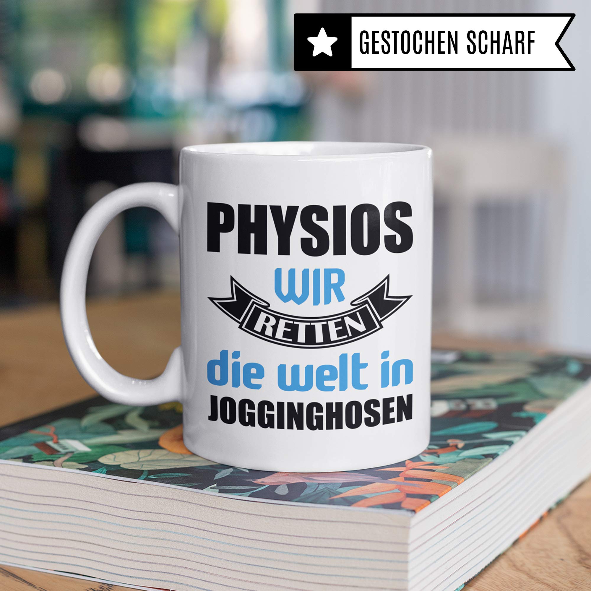 Pagma Druck Physiotherapeuten Tasse, Physiotherapeuten Geschenke, Physiotherapie Kaffeetasse Geschenkidee, Physio Praxis Kaffeebecher Krankengymnastik Geschenk Physiotherapeut