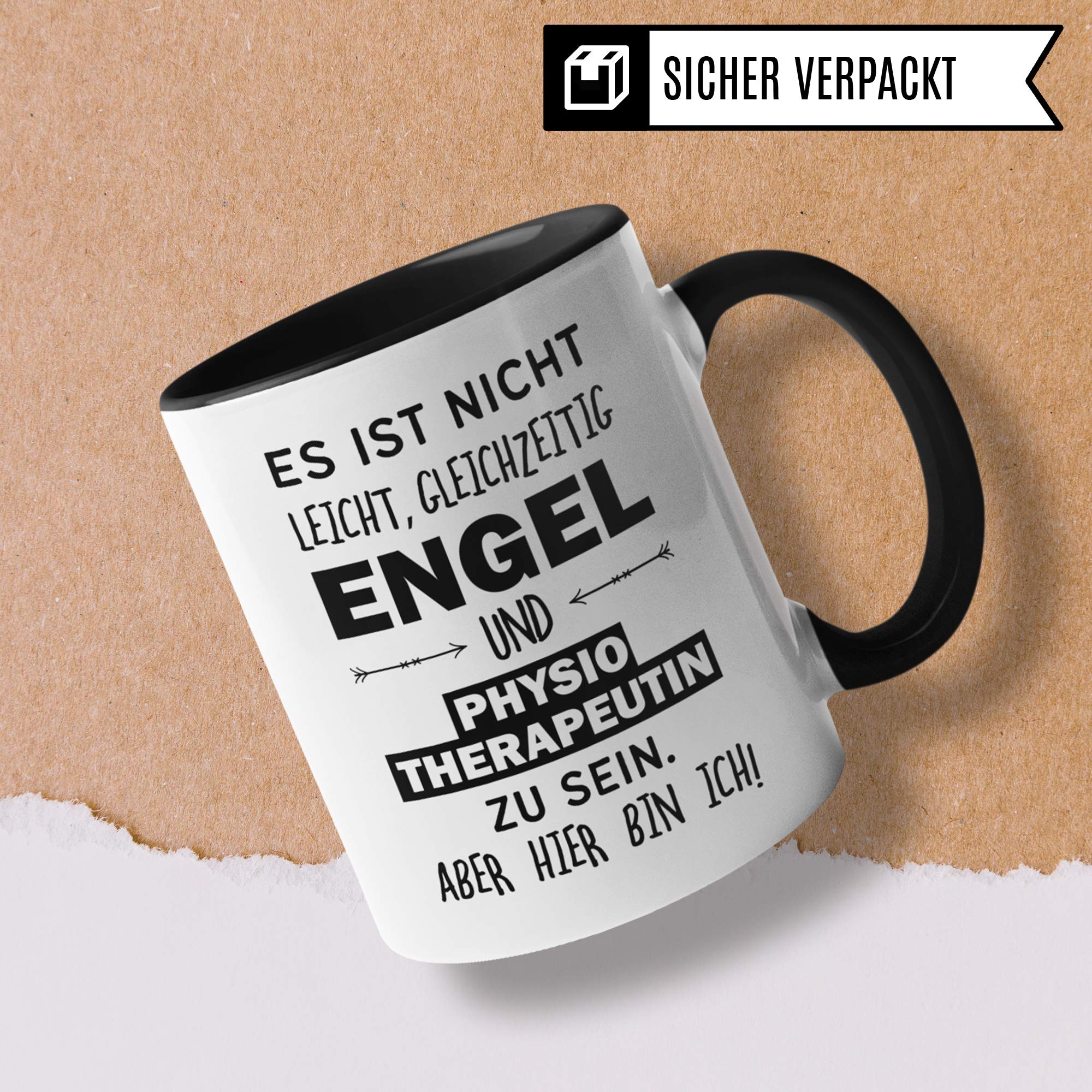 Tasse Physiotherapeutin, Geschenke Physiotherapeuten, Physiotherapie Kaffeetasse Geschenkidee, Kaffeebecher Physio Praxis Krankengymnastin Geschenk Physiotherapeut Frauen Becher