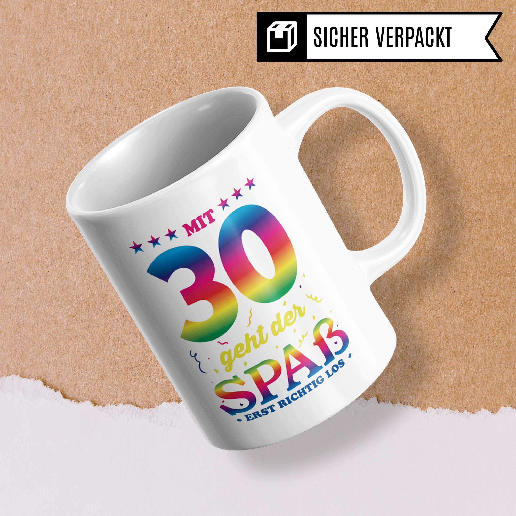 Pagma Druck 30 Geburtstag Frauen Tasse, Becher 30 Geburtstag lustige Geschenke, Geschenkidee Dreißig Geburtstagsgeschenk witzig, Deko Geburtstagsfeier Geburtstagsparty