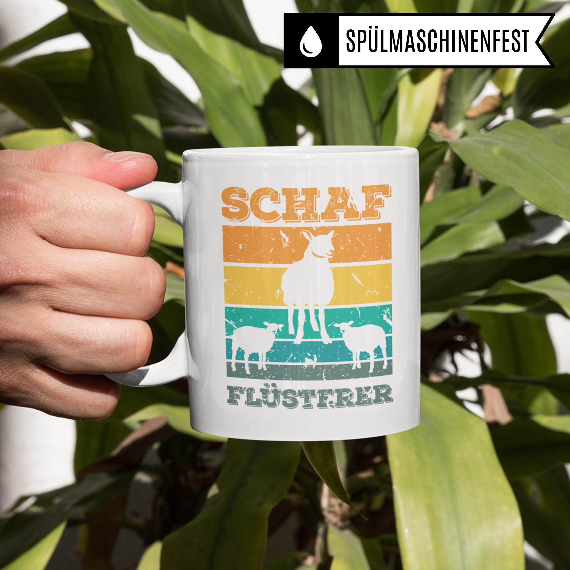 Schaf Tasse Geschenk, Schafe Spruch Becher Geschenkidee, Kaffeetasse für Schäfer Und Schafzüchter Kaffeebecher