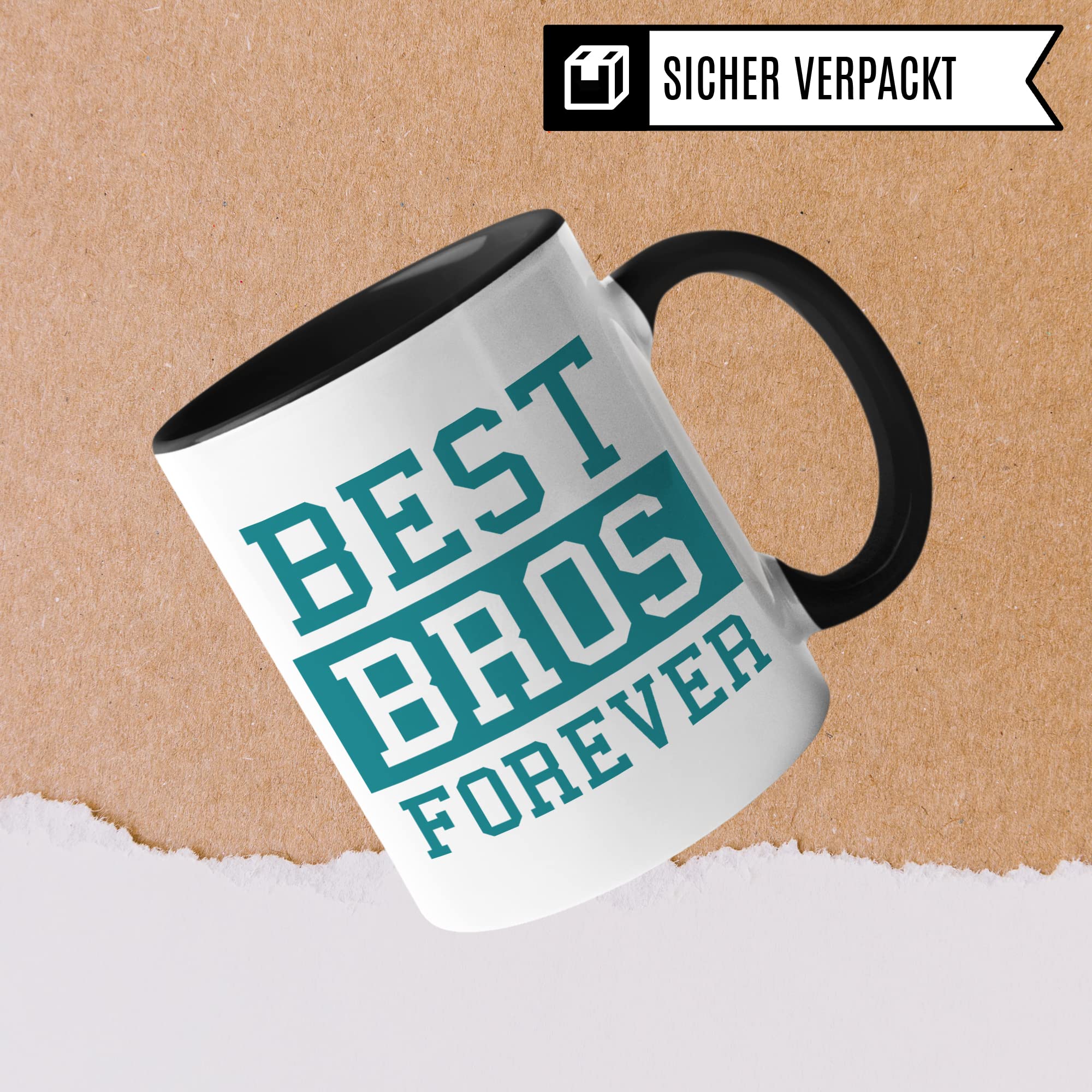 Bro Freundschafts Tasse, Freunde Geschenkidee, BFF Geschenk, Kaffeetasse Humor Witz Geschenk für Bros, Kaffeebecher für Männer