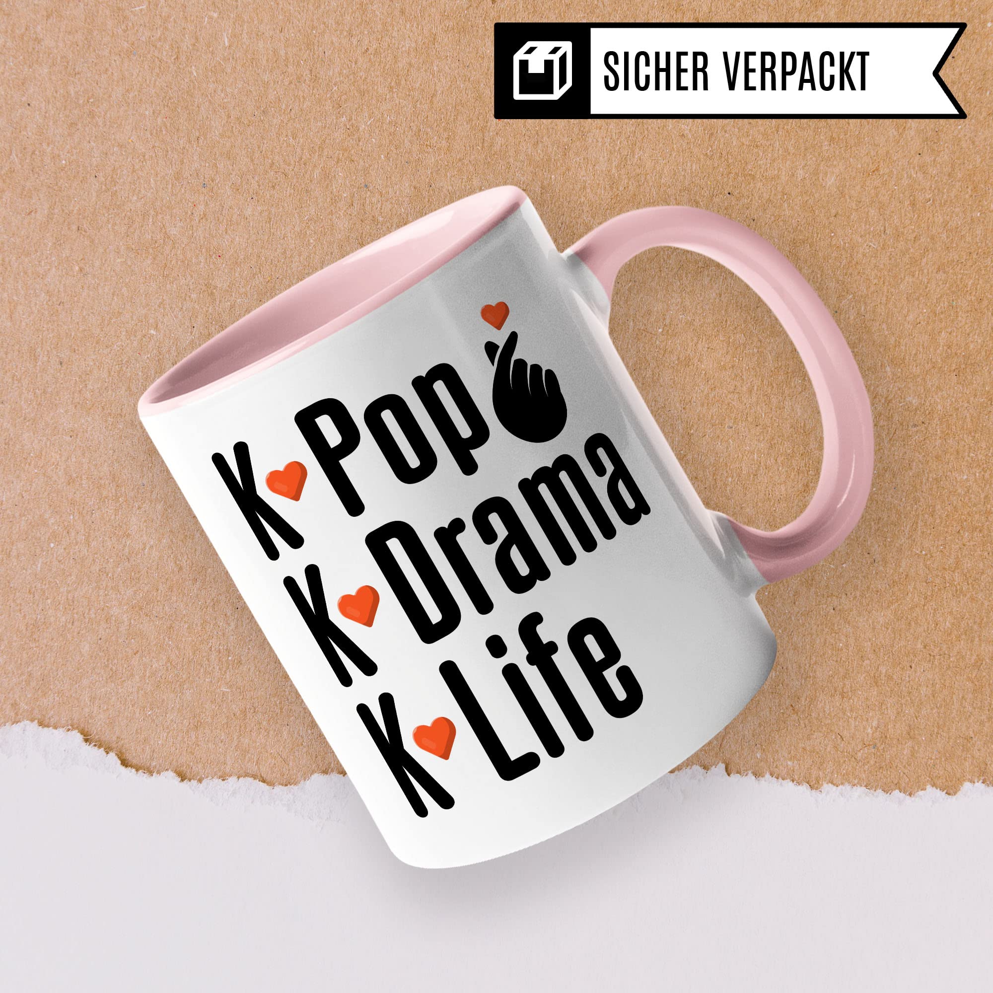 K-Pop Tasse Geschenkidee Kaffeetasse Humor Witz Geschenk für Kpop Fan Kaffeebecher Korean Pop Becher