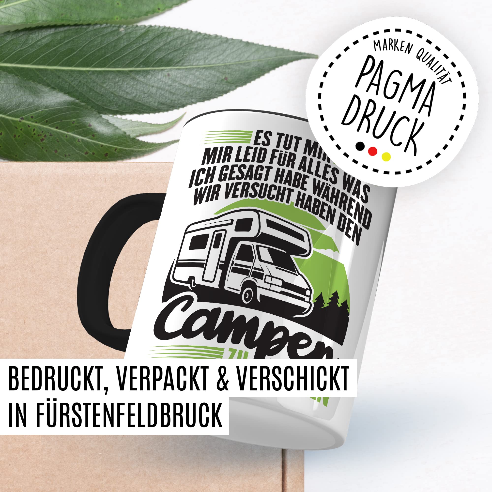 camper spruch lustig Camper Tasse Camping Kaffeetasse lustig Wohnwagen Humor Wohnmobil park – Pagma Druck