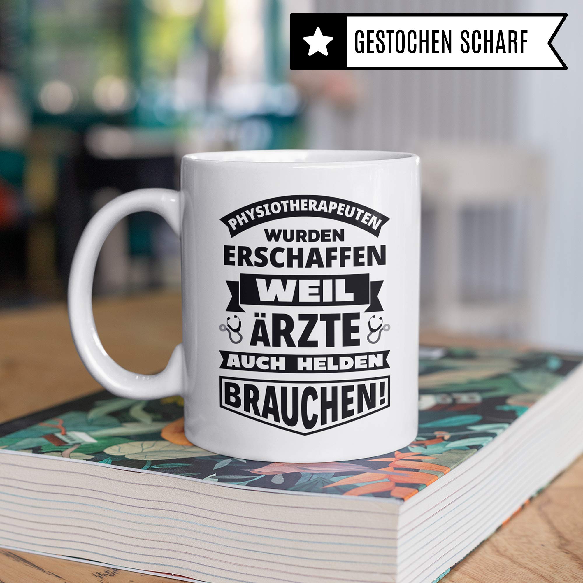 Pagma Druck Tasse Physiotherapeut, Physiotherapie Geschenk Kaffeetasse Spruch, Physio Physiotherapeutin, Krankengymnastik Physiotherapeuten Geschenke Becher Geschenkidee