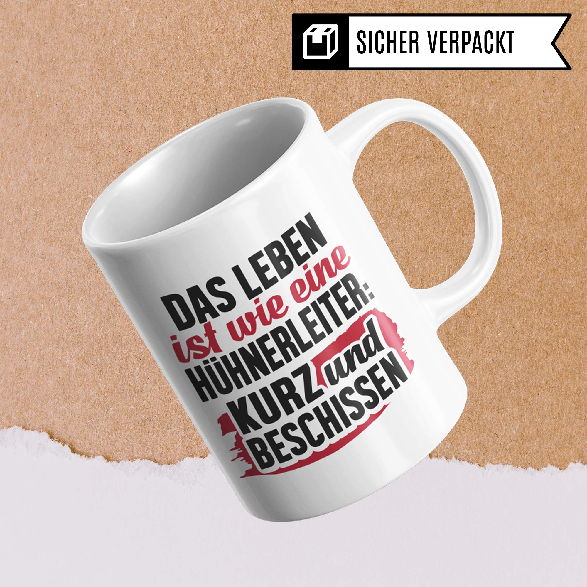 Pagma Druck Hühner Tasse lustig, Huhn Becher Geschenkidee, Hühner Geschenk Kaffeetasse für Hühnerhalter, Hühnerstall Spruch Bauernhof Haushuhn Hühnerhaltung Motiv Kaffeebecher