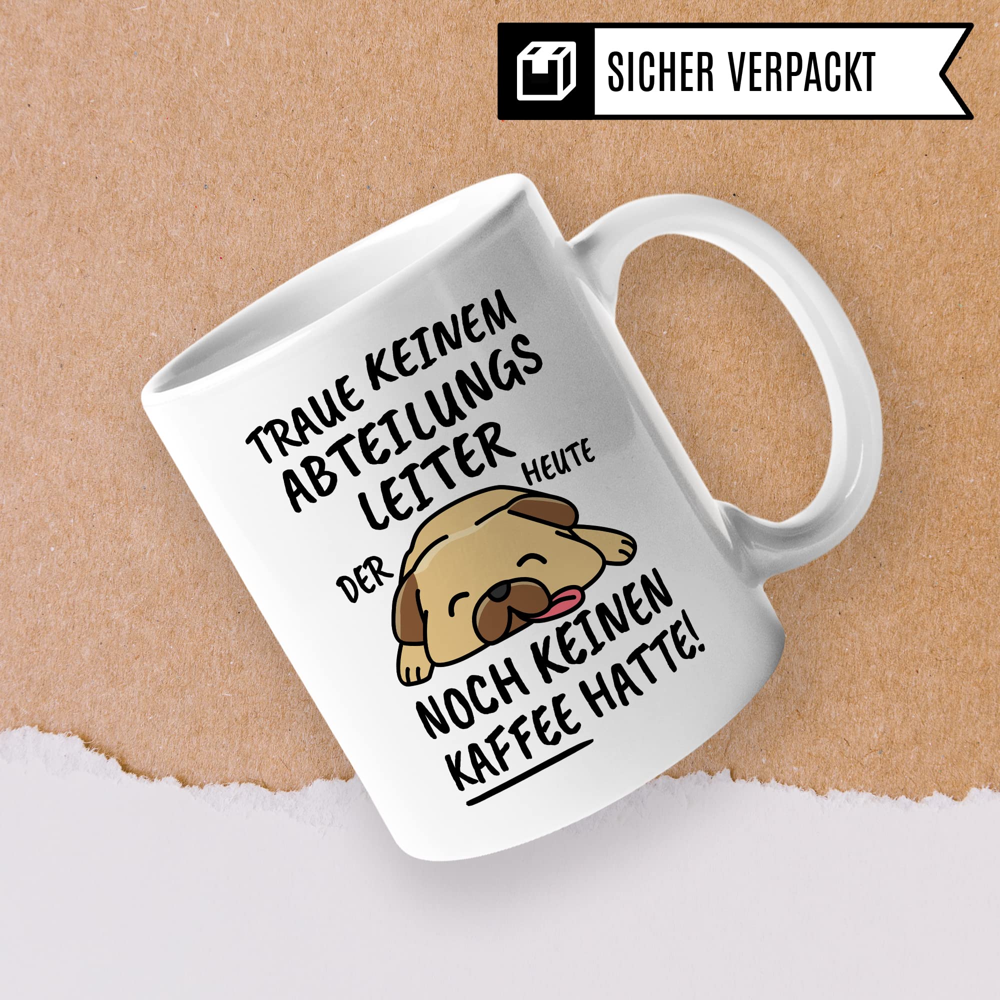 Tasse Abteilungsleiter lustig, Abteilungsleiter Geschenk Beruf, Spruch Kaffeebecher Abteilungsleiter Geschenkidee, Leitung Abteilung Kollege Leiter Kaffee-Tasse Teetasse Becher