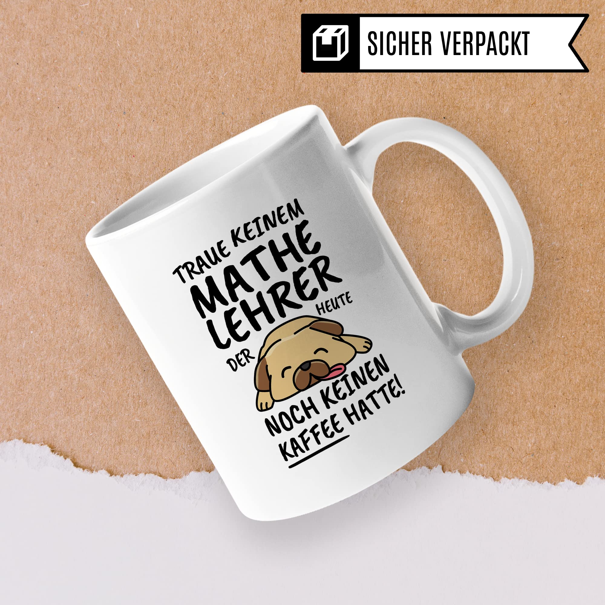 Tasse Mathelehrer lustig Mathelehrer Geschenk Beruf Spruch Kaffeebecher Mathelehrer Geschenkidee Schule Unterricht Lehrender Lehrer Mathematik Mathe Kaffee-Tasse Teetasse Becher