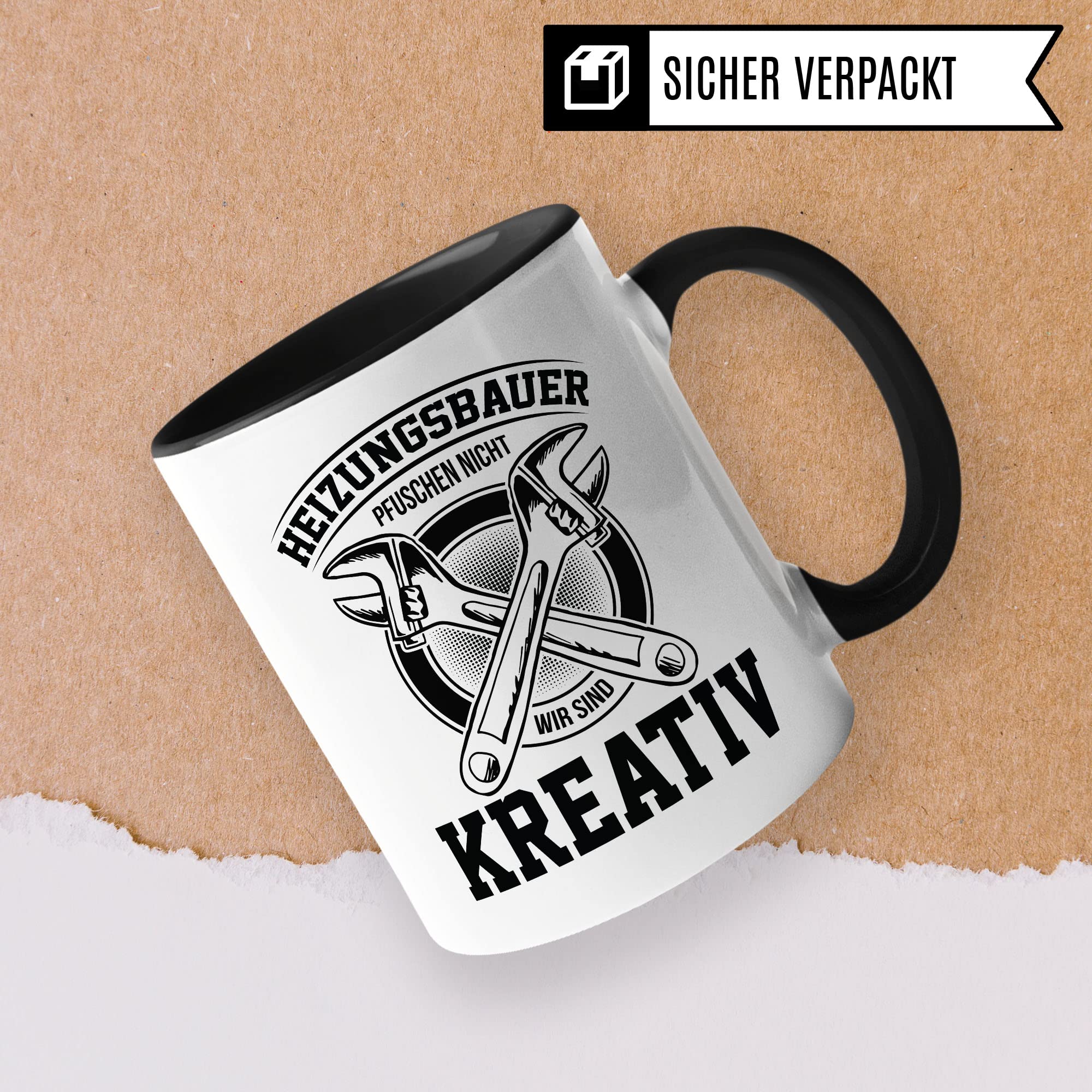 Heizungsbauer Tasse Geschenkidee Heizung Kaffeetasse Geschenk für Heizungsinstallateur Kaffeebecher Heizungsbau Becher