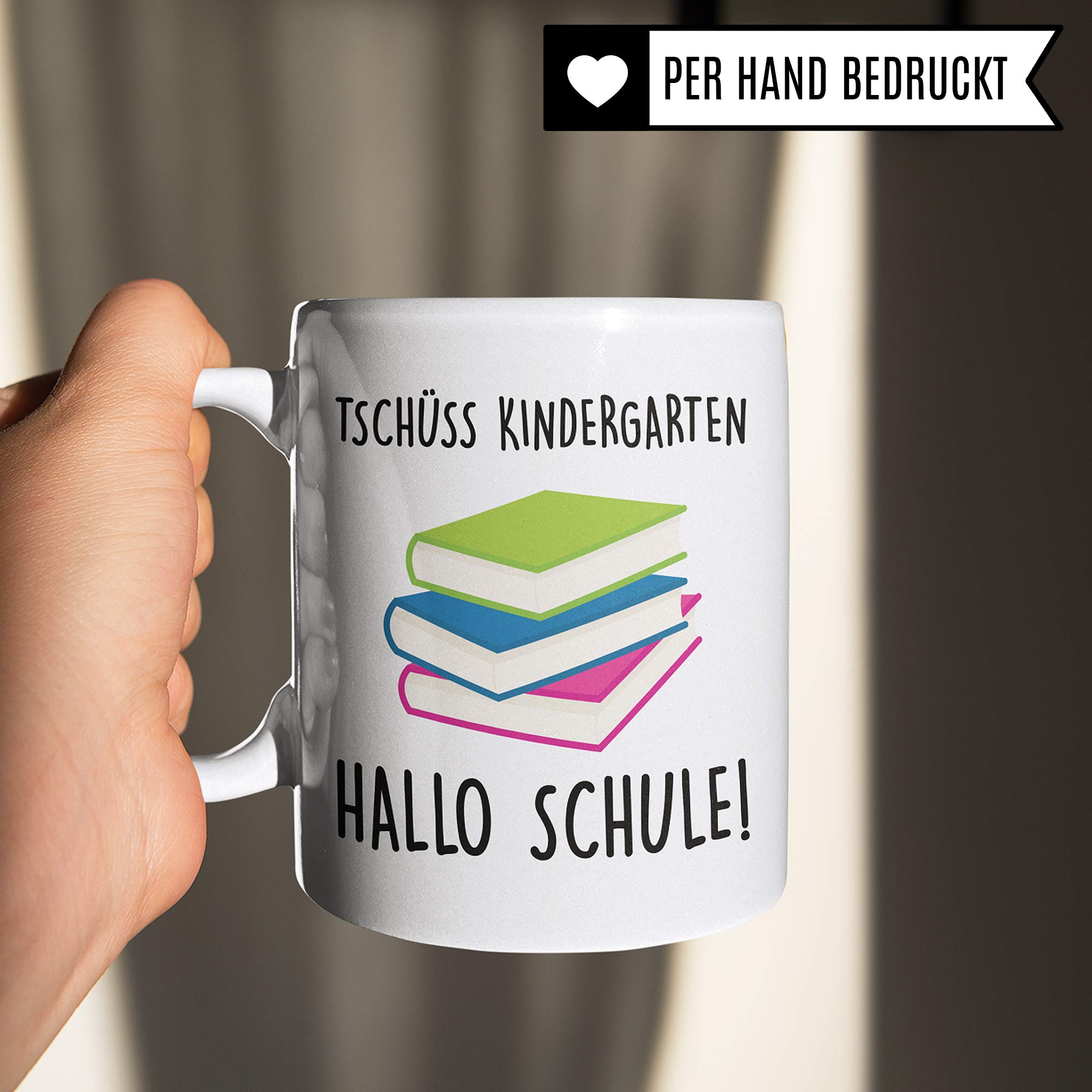 Pagma Druck Einschulung Tasse, Geschenkidee für Erstklässler, Geschenke Schulanfang Junge, Schulbeginn Schulstart Grundschule Teetasse, Schulkind Becher Einschulung Geschenk Schultüte Inhalt