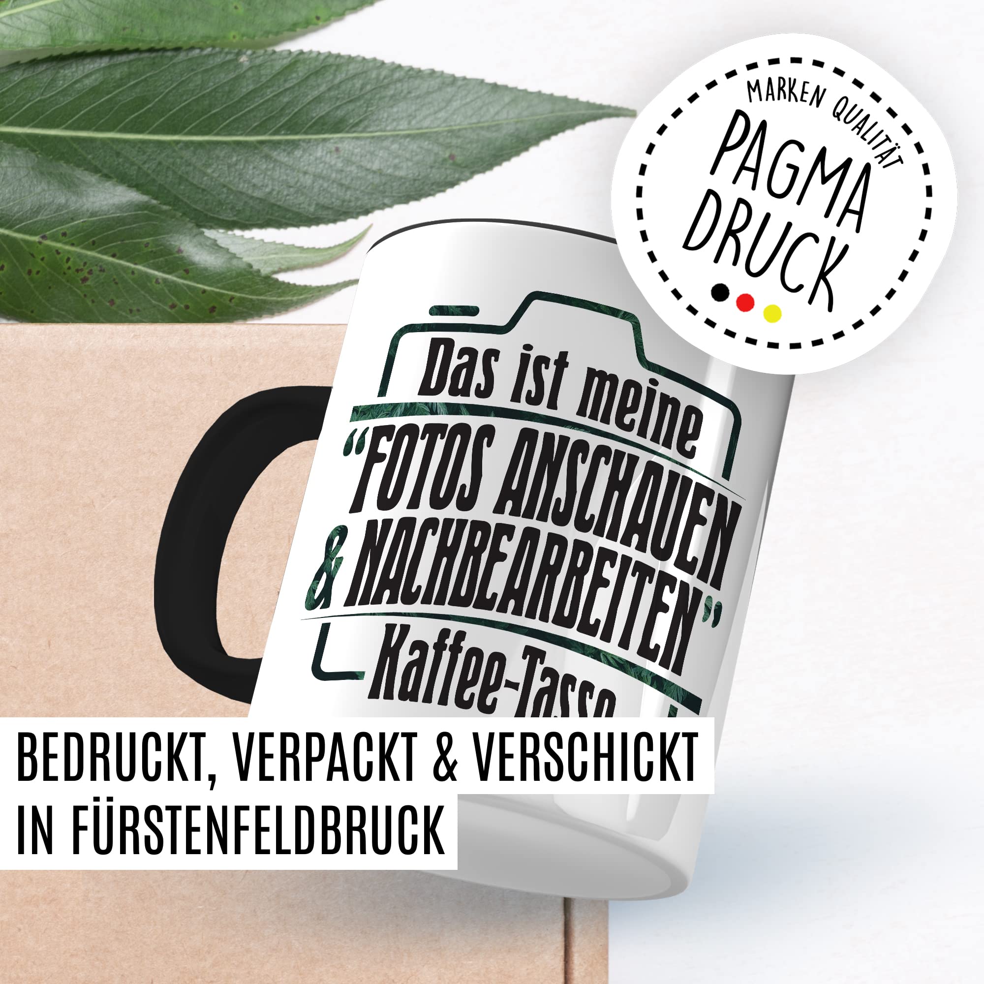 Tasse Fotograf Geschenk, Das ist meine "Fotos anschauen & nachbearbeiten" Kaffee-Tasse Geschenkidee Kaffee-Becher Tasse mit Spruch lustig Kameramann Kamera-Liebhaber