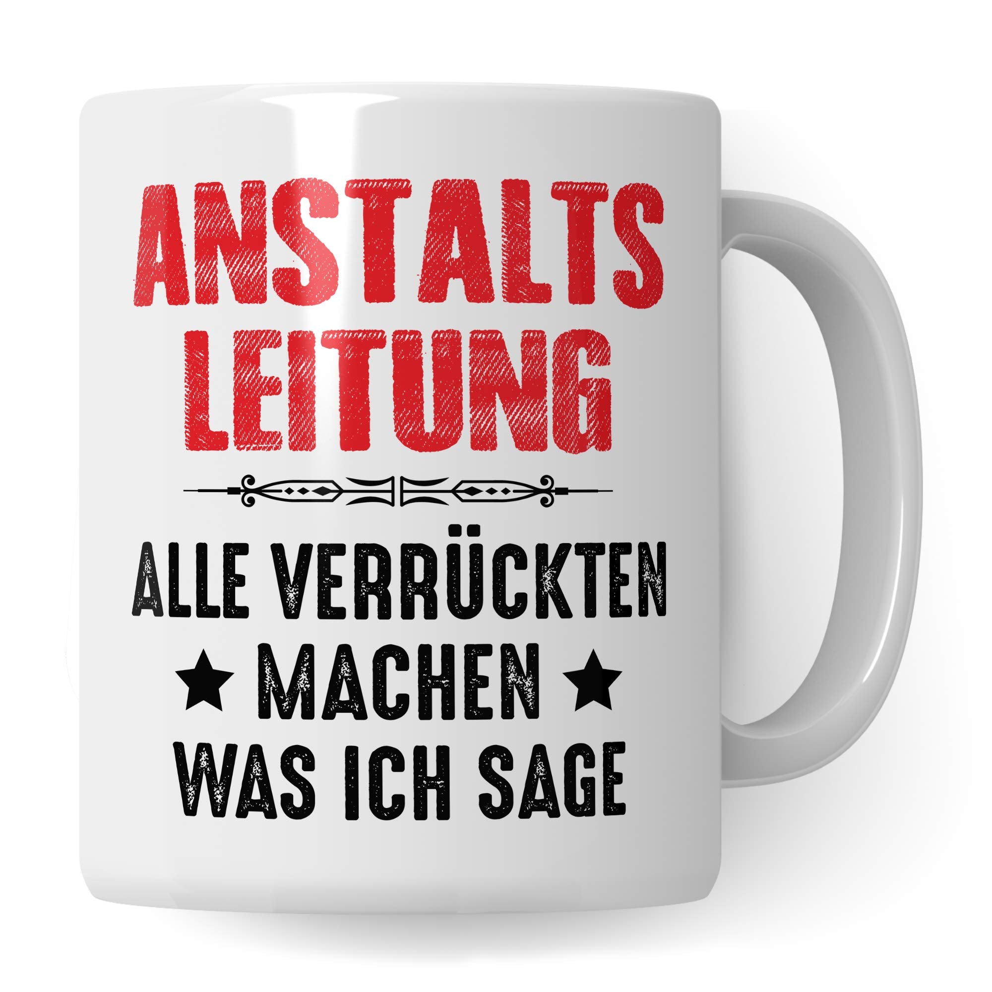 Pagma Druck Chef Tasse, Anstaltsleitung, Geschenke für den Chef Boss Becher, Kaffeetasse Chef Geschenkidee Vorgesetzter Personalchef, Geburtstag Abschied Teetasse