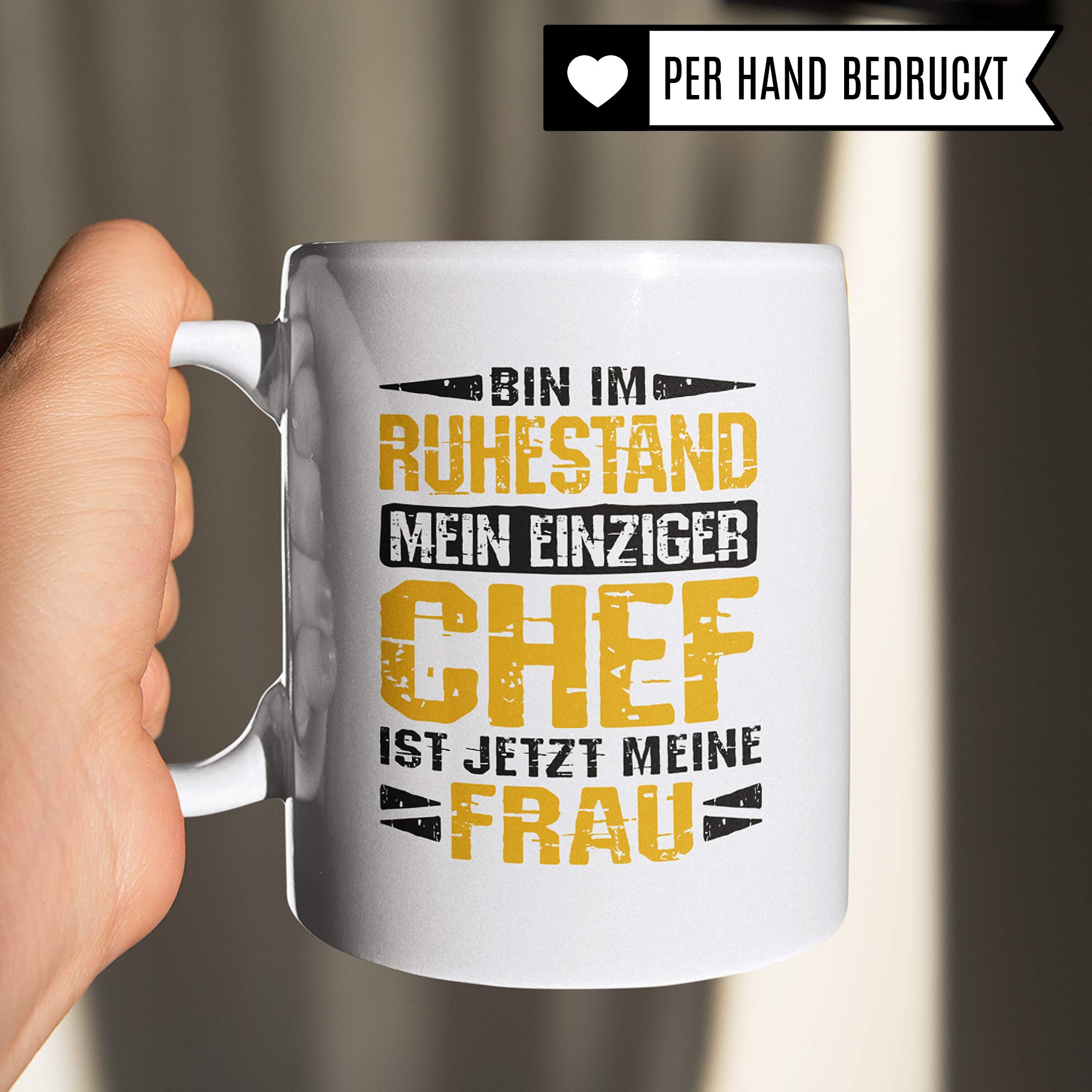 Rentner Tasse, Witzige Geschenke zum Ruhestand, Rente Becher Pensionierung Geschenk Renteneintritt, Rentenbeginn Pension Spruch Kaffeetasse Abschiedsgeschenk Geschenkidee