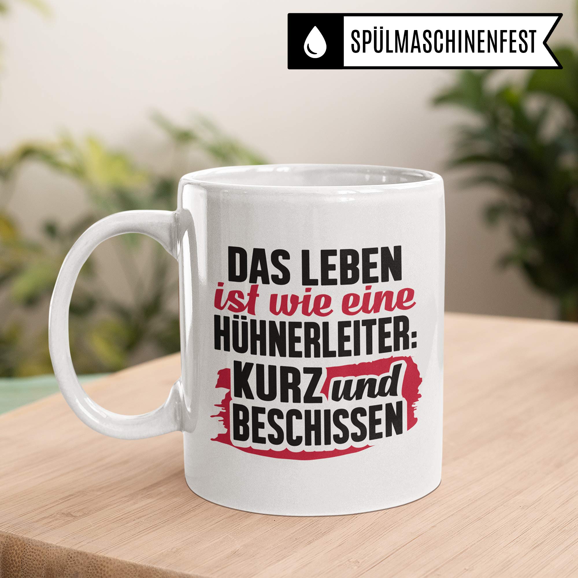 Pagma Druck Hühner Tasse lustig, Huhn Becher Geschenkidee, Hühner Geschenk Kaffeetasse für Hühnerhalter, Hühnerstall Spruch Bauernhof Haushuhn Hühnerhaltung Motiv Kaffeebecher