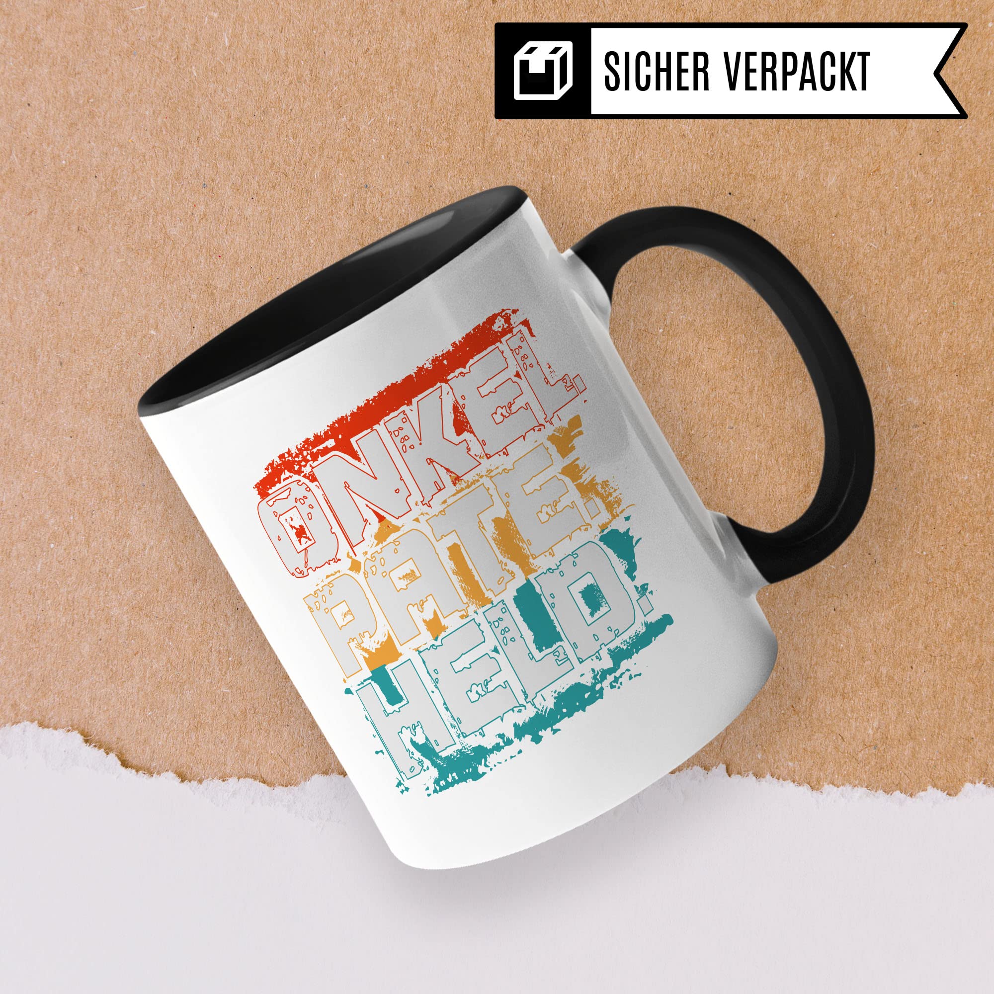 Paten Tasse Geschenkidee Onkel Kaffeetasse Humor Witz Geschenk für Patenonkel Kaffeebecher Familie Becher