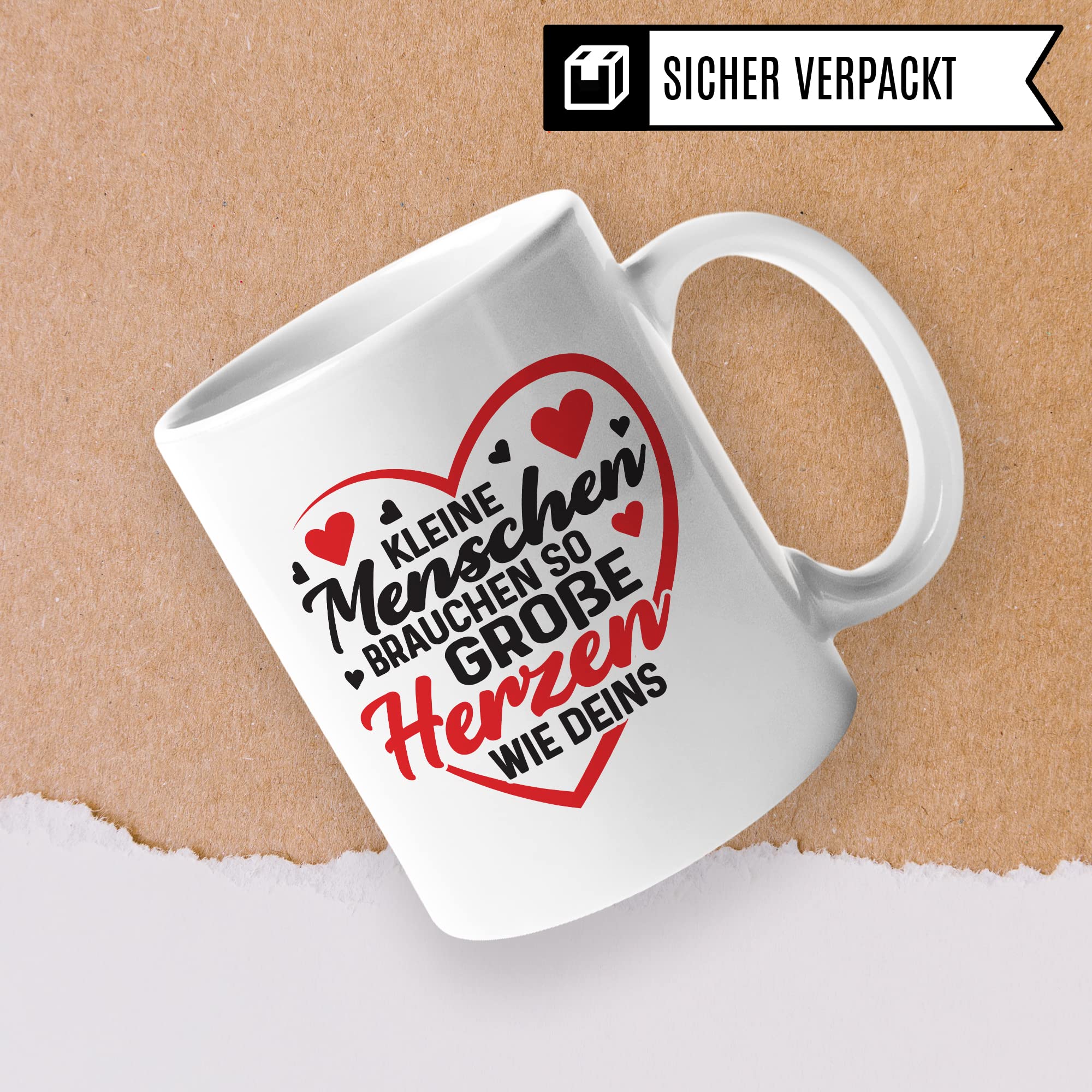 Tasse Erzieherin & Lehrerin Geschenk Kaffee-Tasse Lehrerin Geschenkidee Grundschule Tasse Abschied Kinderpflegerin Abschiedsgeschenk Gymnasium Kaffee-Becher