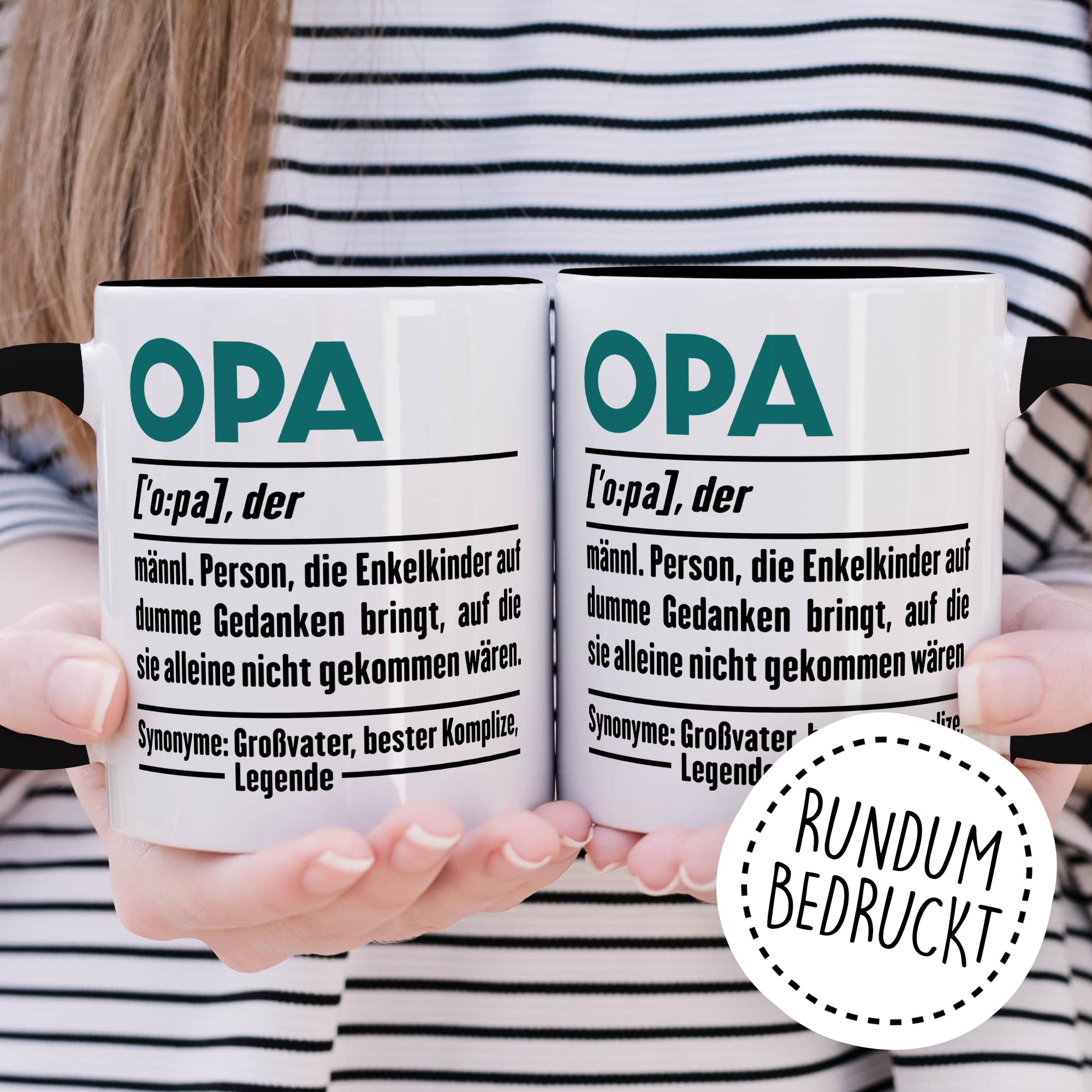 Tasse Opa Enkel Spruch Opas Geschenk Großvater schöne Geschenkidee Kaffee-Becher