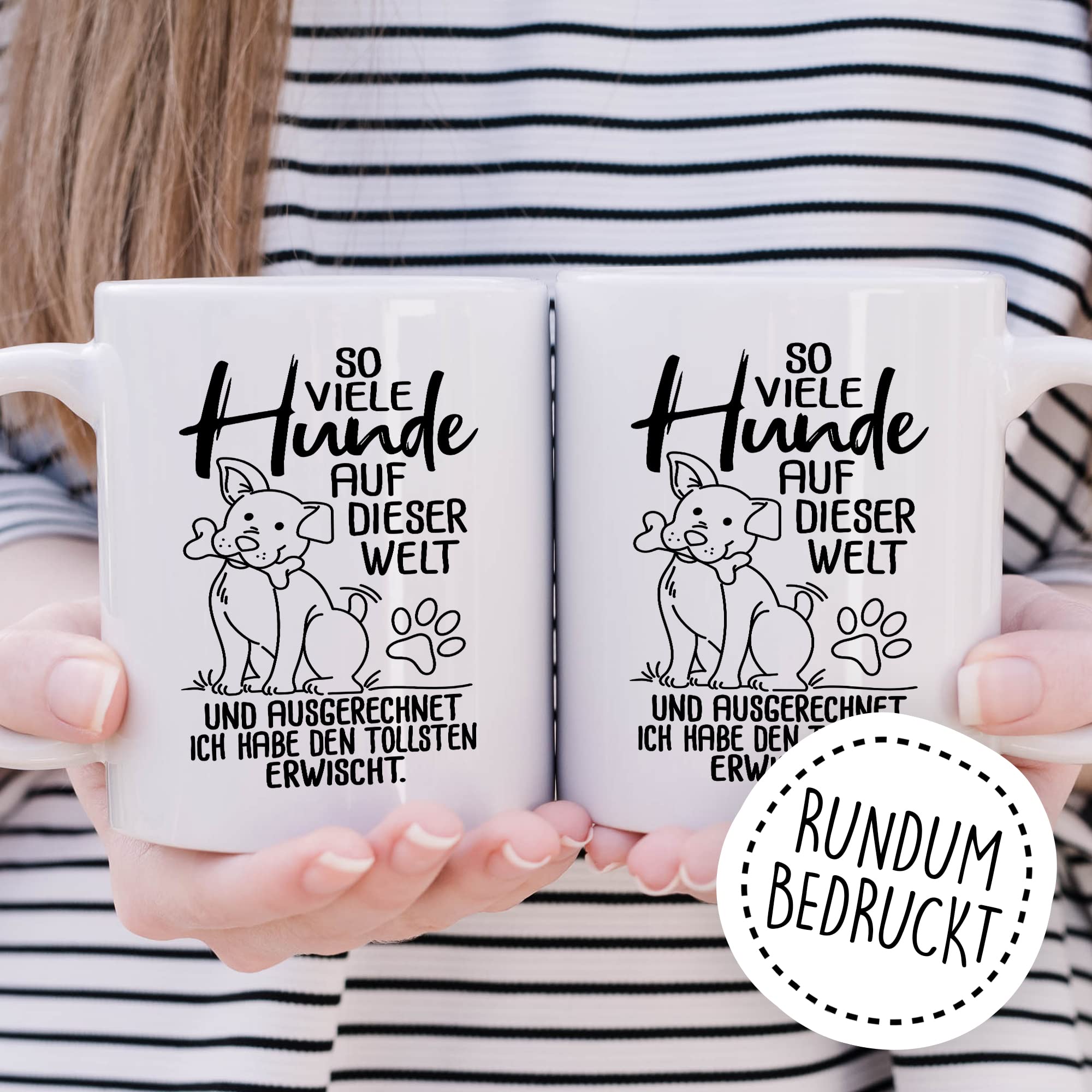 Tasse Hundebesitzer Geschenk, So viele Hunde auf dieser Welt Geschenkidee Hundehalter Kaffeetasse mit Spruch Kaffee-Becher Vierbeiner Tierfreund Hunde-Liebhaber Herrchen Frauchen