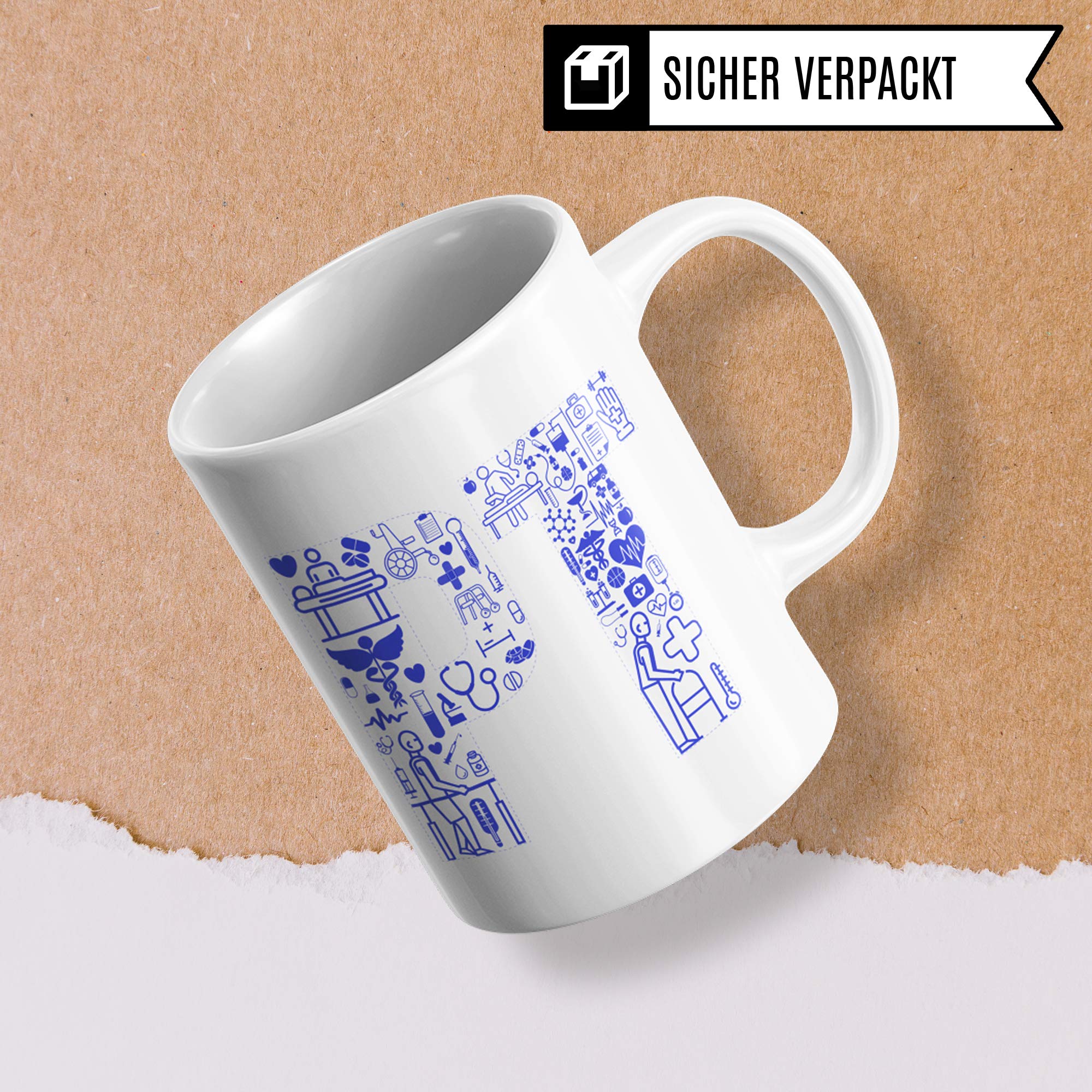 Pagma Druck Physiotherapie Tasse, Physiotherapeuten Geschenke Kaffeetasse Spruch, Physio Physiotherapeutin, Krankengymnastik Physiotherapeuten Geschenke Becher Geschenkidee