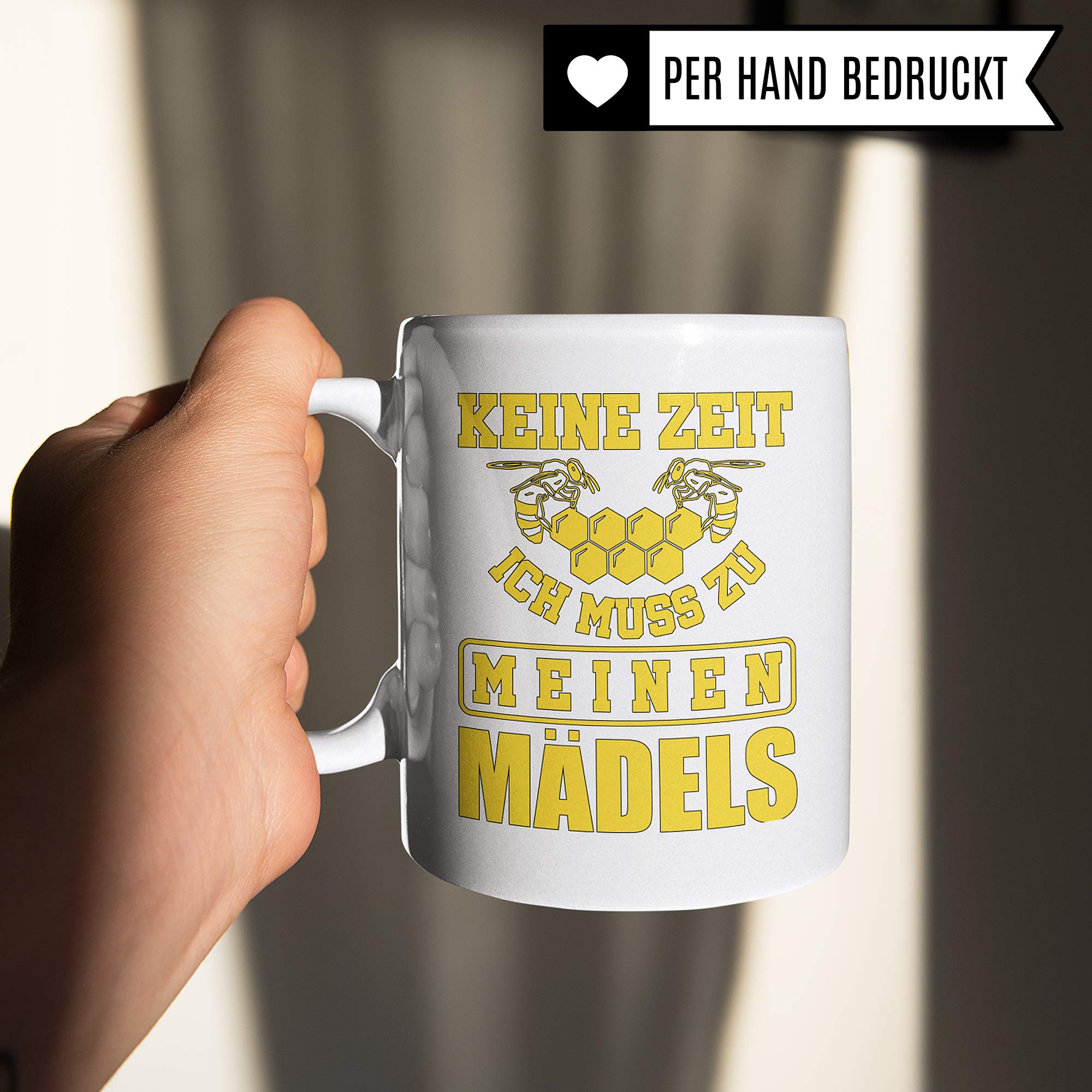 Pagma Druck Imker Tasse Biene, Geschenk für Imker Becher, Kaffeetasse Imkerei Bienen Bienenzucht Spruch, Bienenzüchter Witz Honig Imkern Honigbiene Bienenstock Kaffeebecher lustig