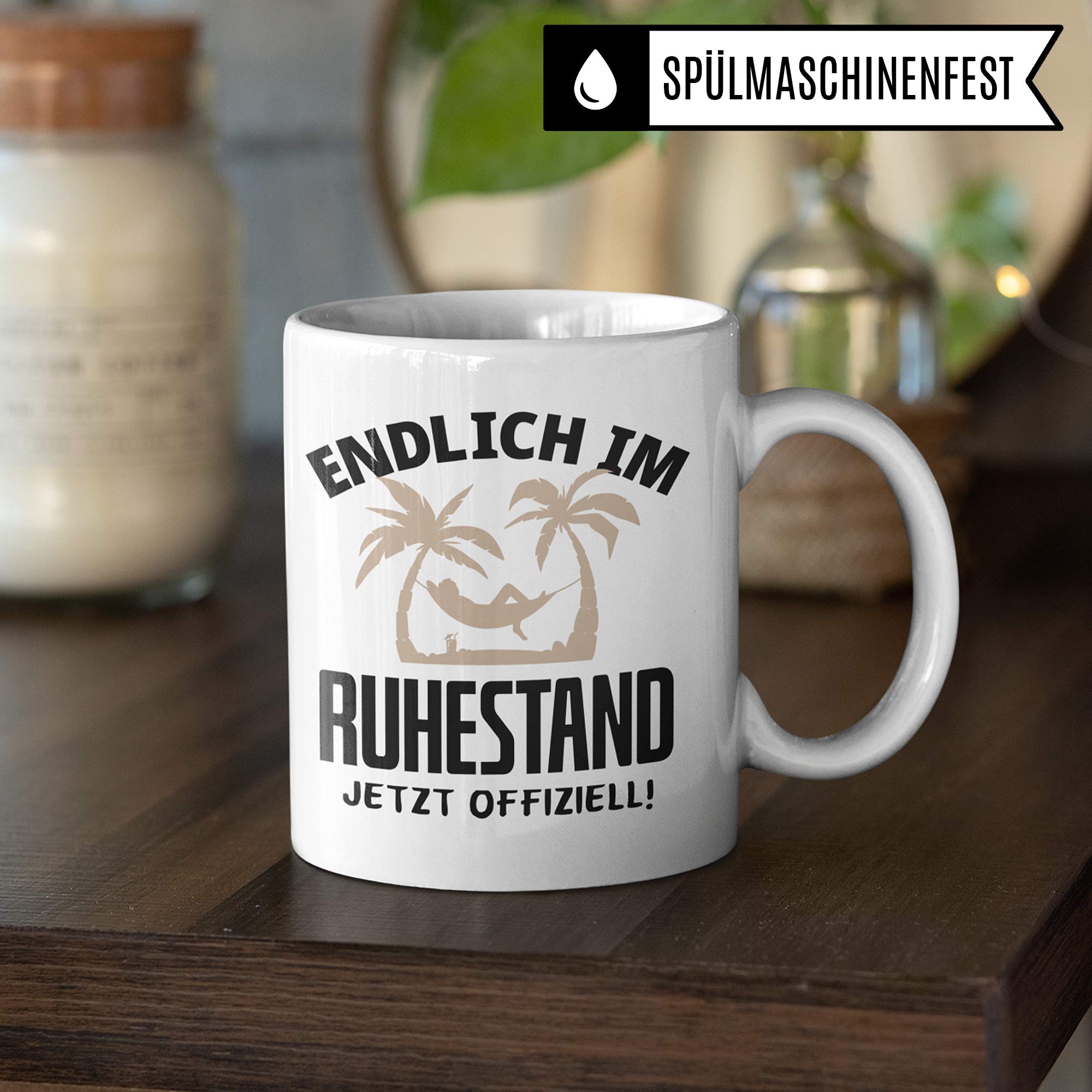 Pagma Druck Rentner Tasse, Ruhestand Geschenk Kaffeetasse, Kaffeebecher Rentenbeginn Renteneintritt Pension Rentnerin Spruch, Geschenke für die Rente Becher Mann & Frau