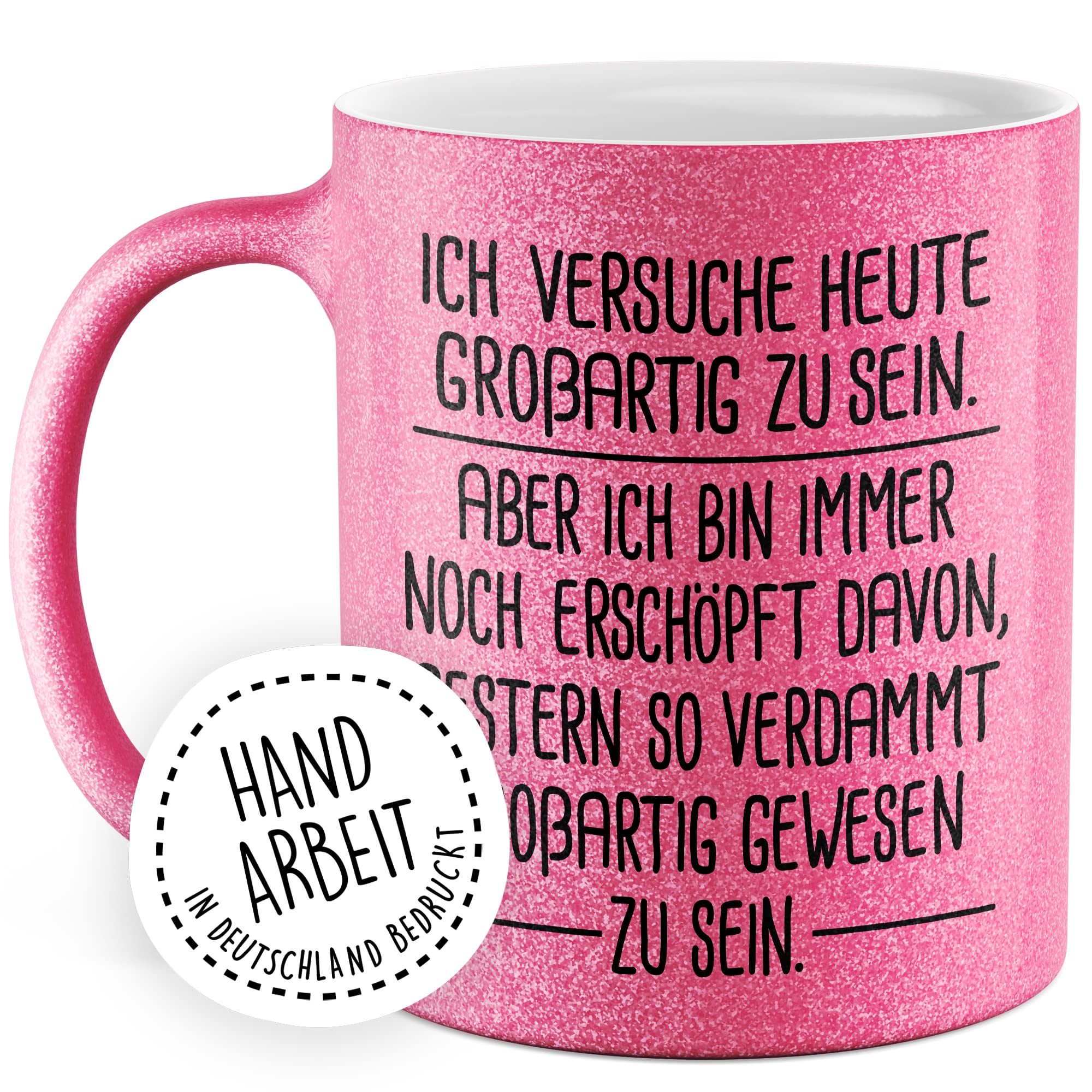 Lustige Tasse Spruch Kaffeetasse Sarkastisch verdammt großartig Kaffee-Becher Geschenk Büro Kollege Geschenkidee Kollegin Teetasse mit Motiv Humor