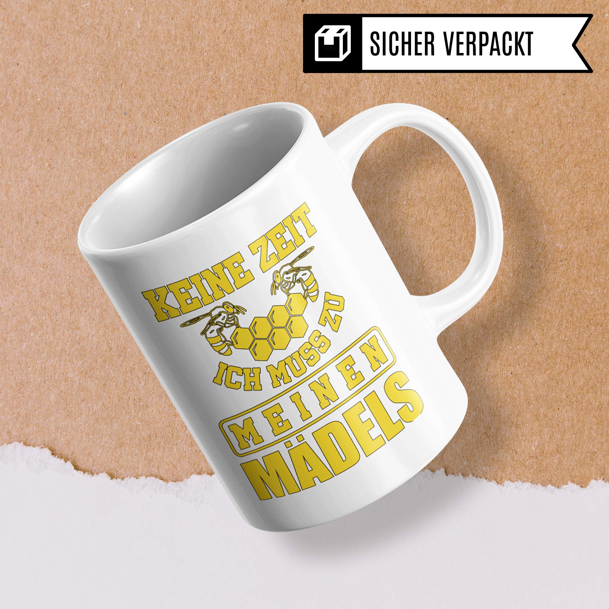 Pagma Druck Imker Tasse Biene, Geschenk für Imker Becher, Kaffeetasse Imkerei Bienen Bienenzucht Spruch, Bienenzüchter Witz Honig Imkern Honigbiene Bienenstock Kaffeebecher lustig